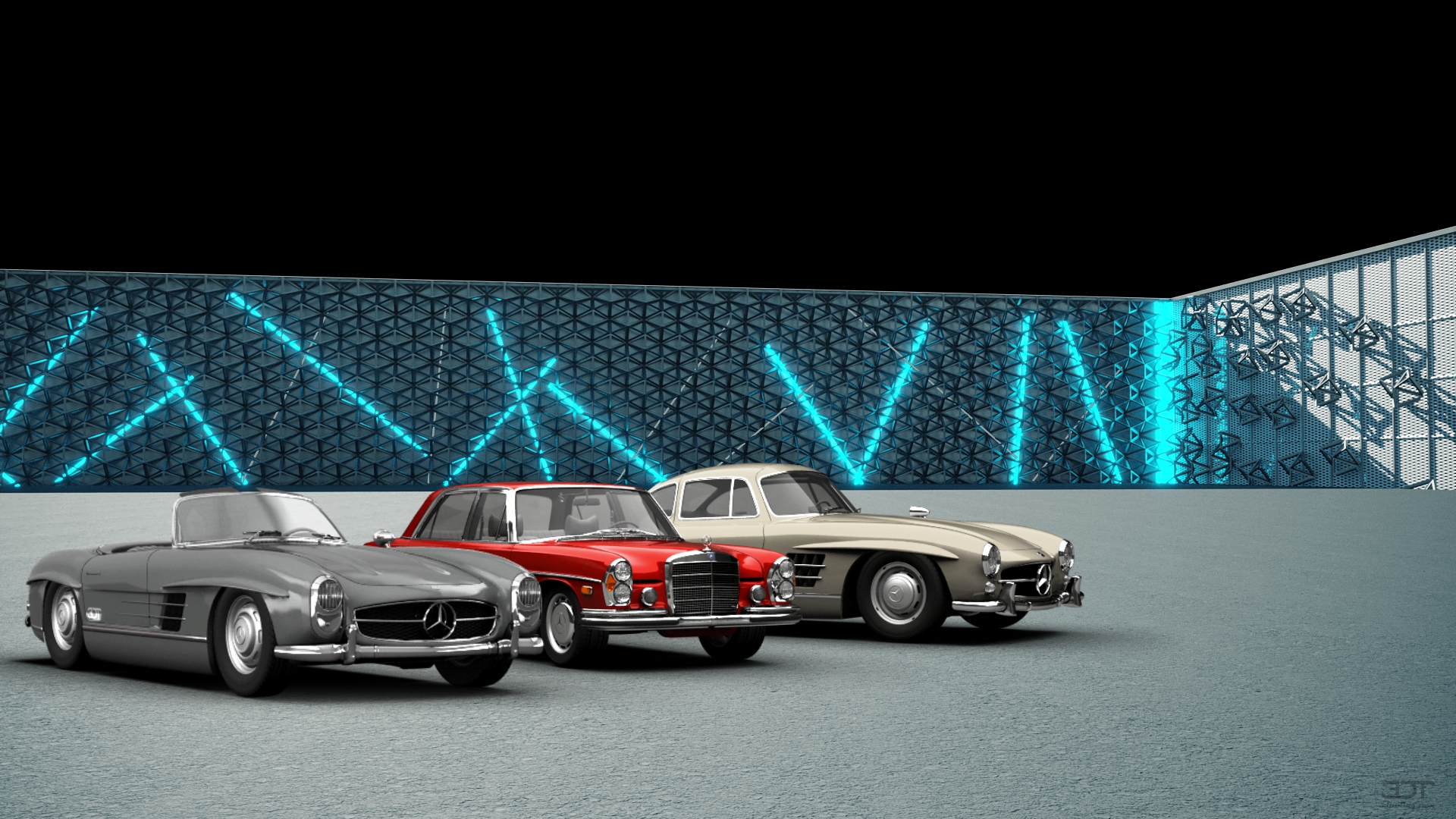 Mercedes SL300 Roadster 1957 tuning