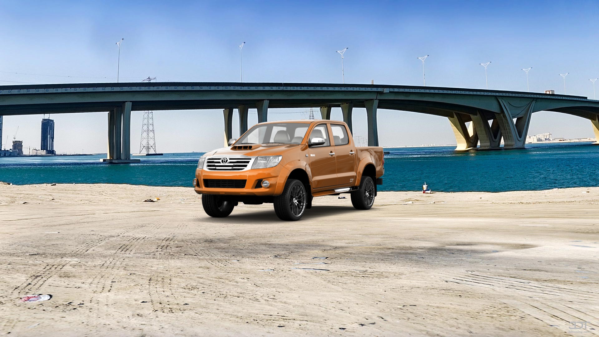 Toyota Hilux 4 Door pickup truck 2012 tuning