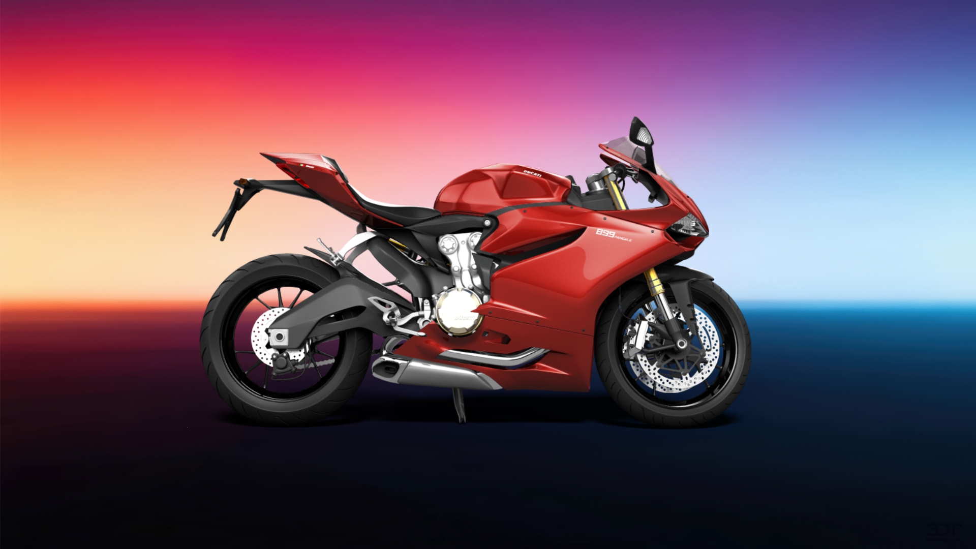 Ducati 899 Panigale Sport Bike 2015 tuning