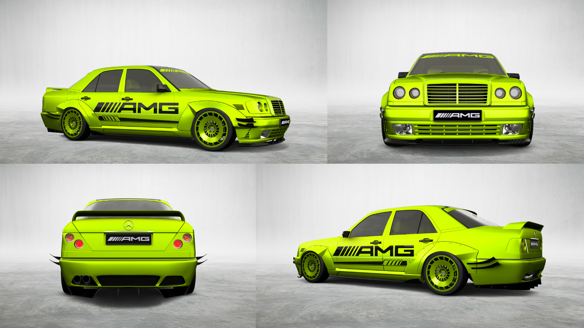 Mercedes E-Class Sedan 1984 tuning