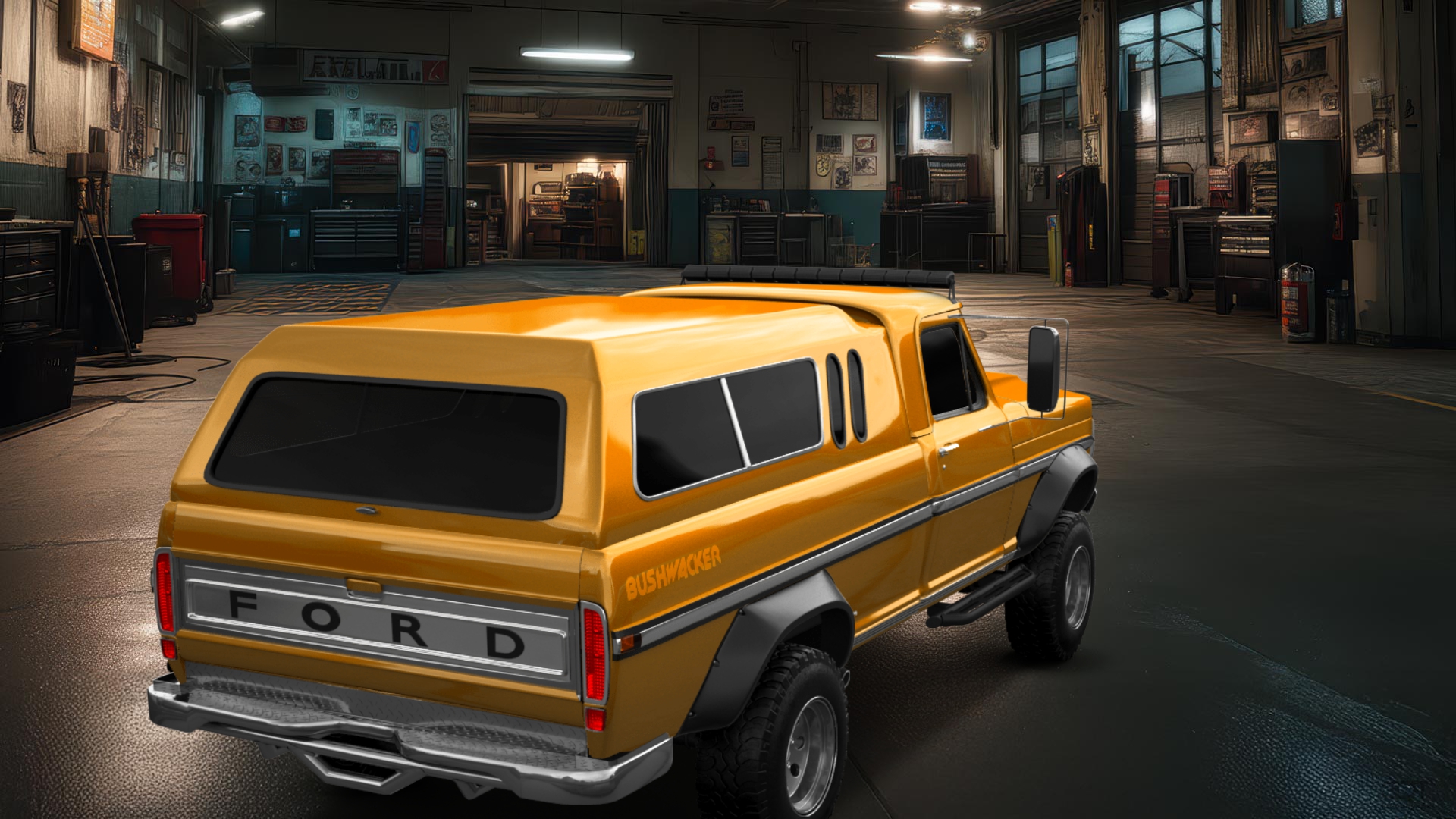 Ford F-250 2 Door pickup truck 1971 tuning