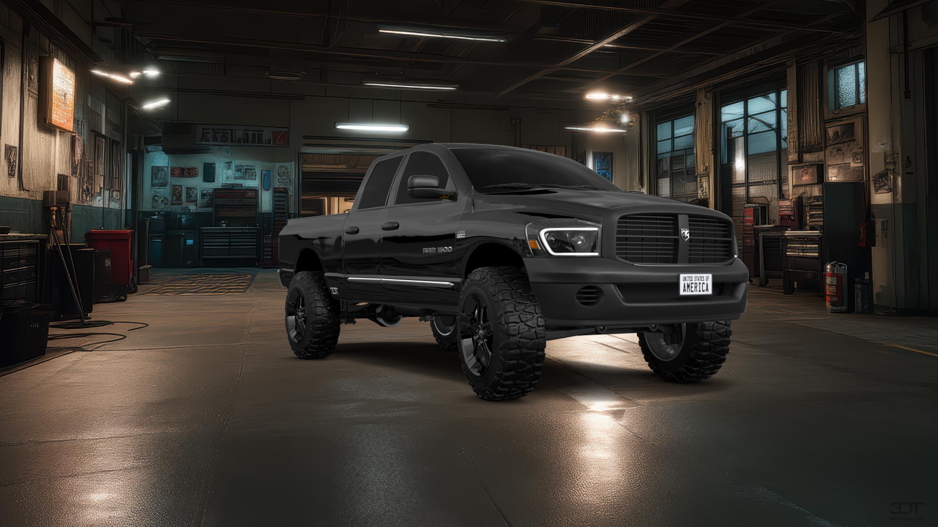 Dodge Ram 1500 Quad-Cab 4 Door pickup truck 2006 tuning