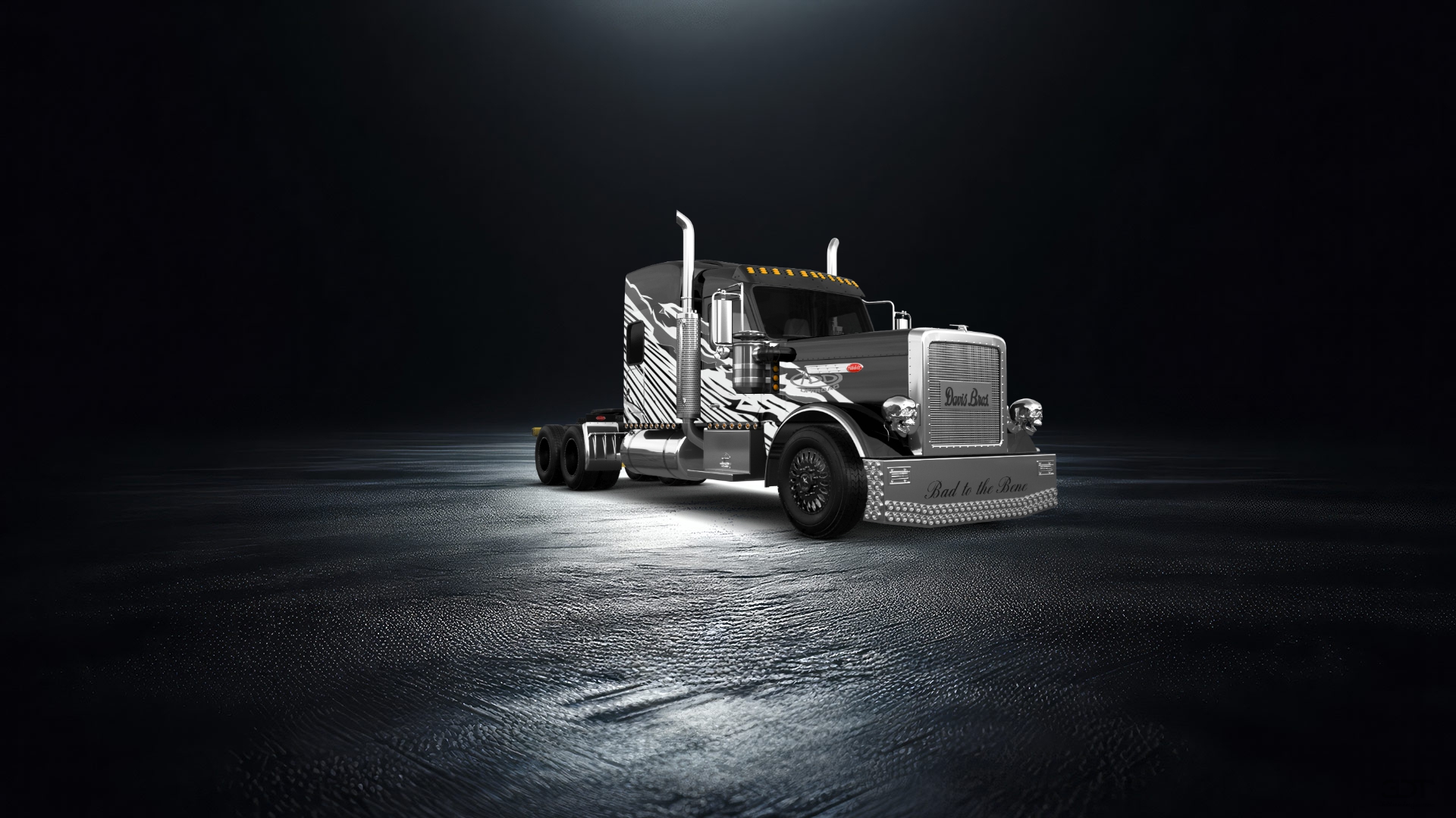 Peterbilt 589 Sleeper Cab Truck 2024 tuning