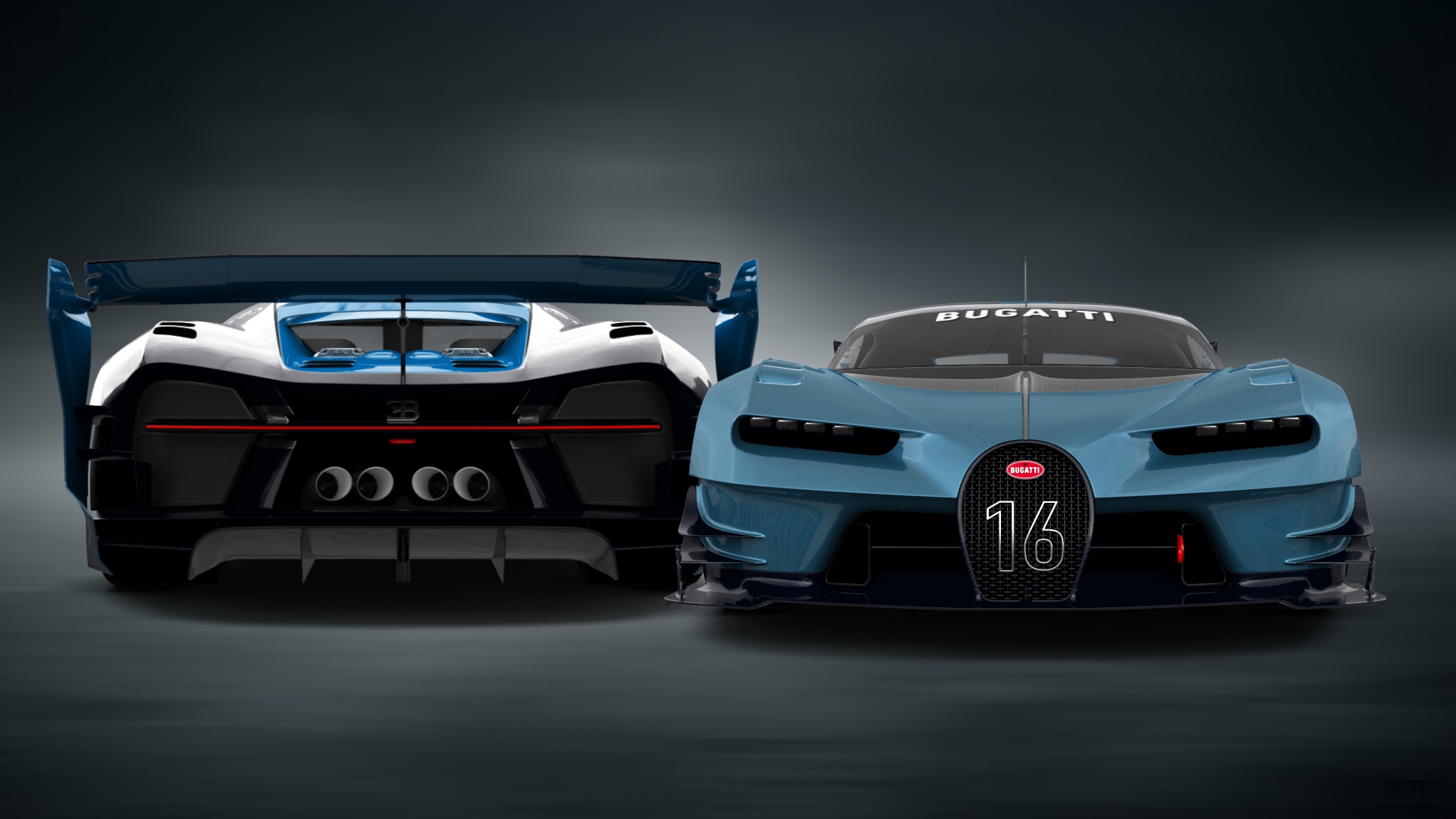 Bugatti Vision GT Supercar 2015 tuning