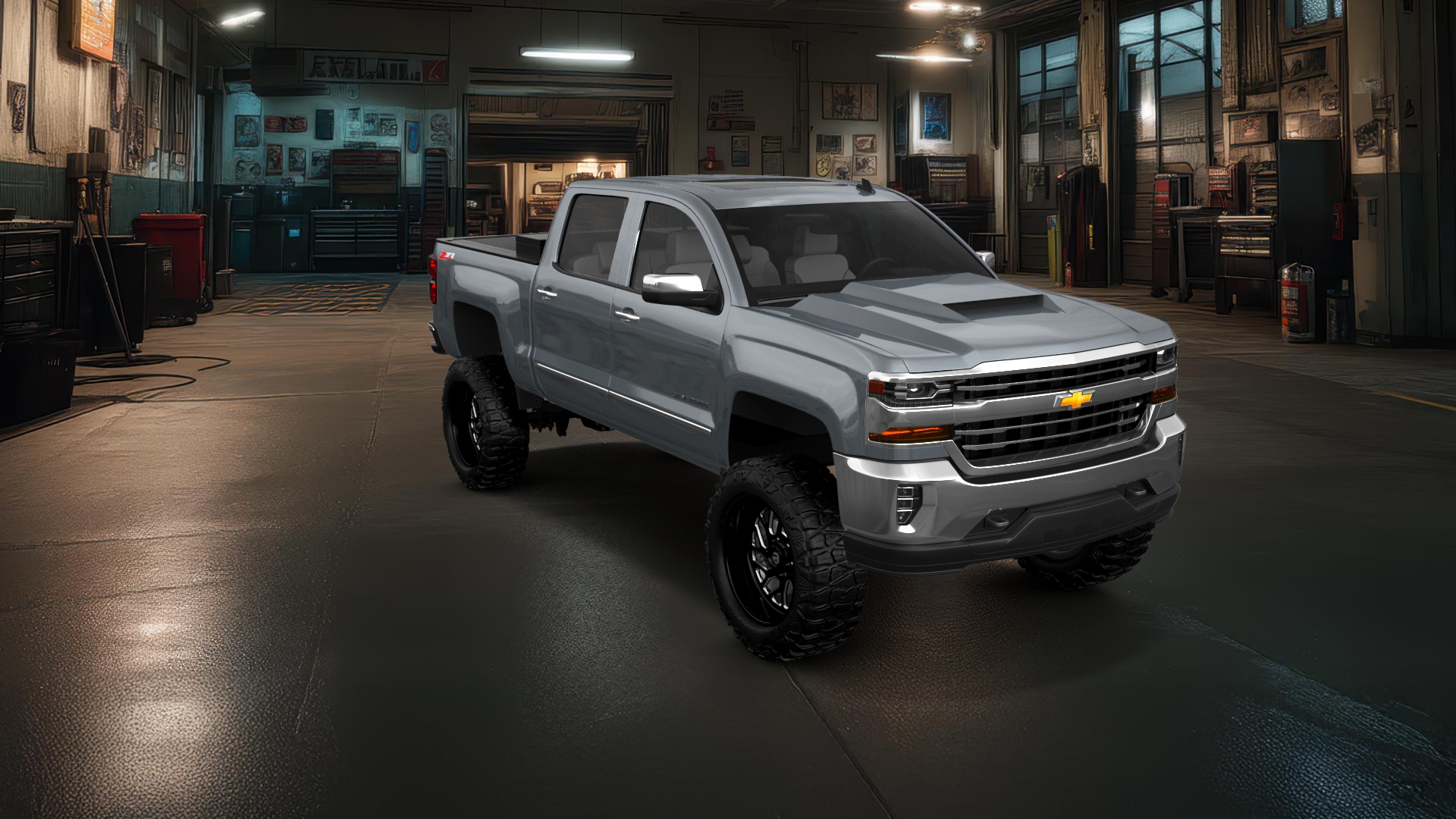 Chevrolet Silverado 1500 4 Door pickup truck 2016 tuning