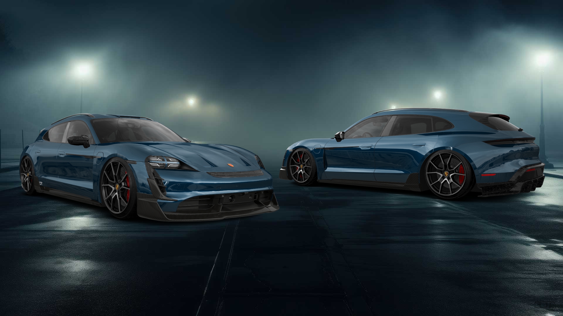 Porsche Taycan Sport Turismo Shooting Brake 2019 tuning