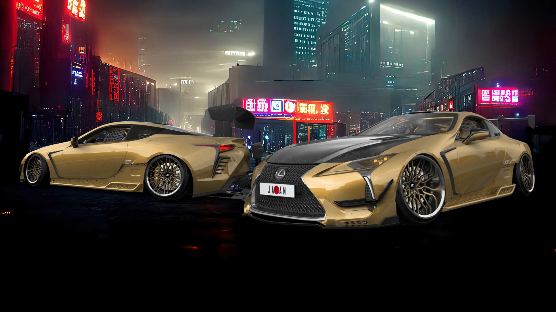 Lexus LC500 2 door fastback coupe 2017 tuning