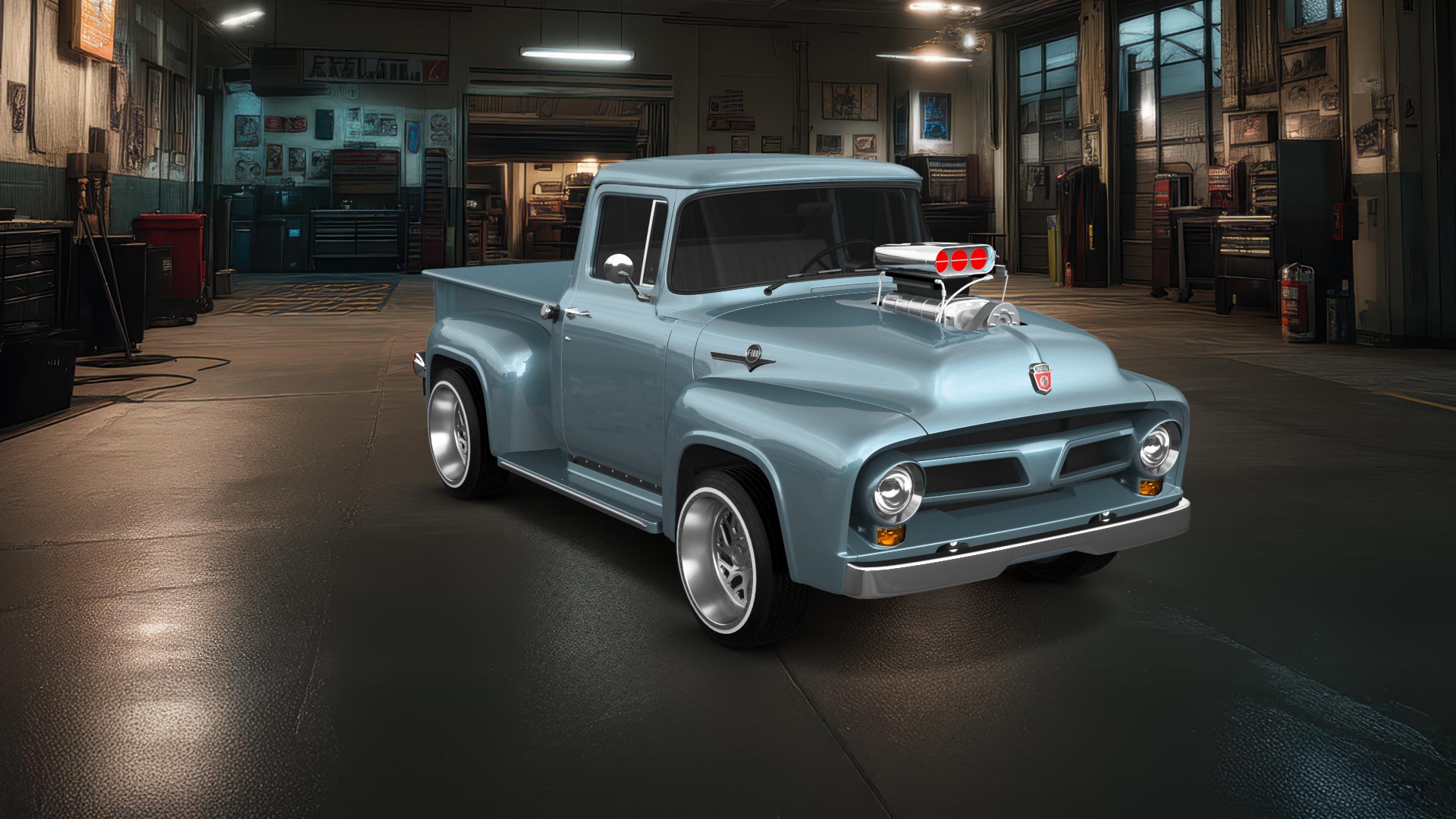 Ford F-100 2 Door truck 1956 tuning