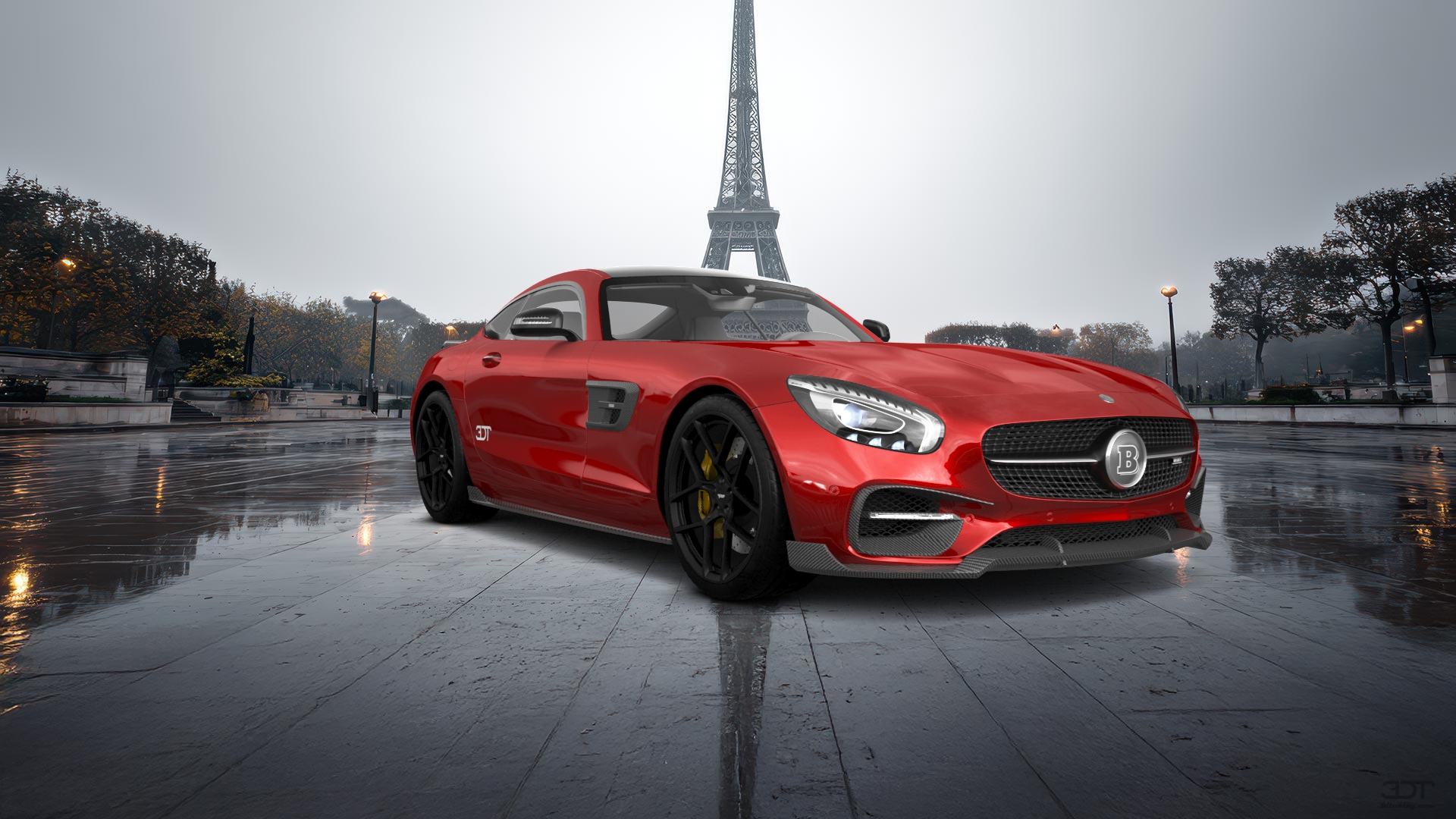 Mercedes AMG GT 2 door fastback coupe 2015 tuning