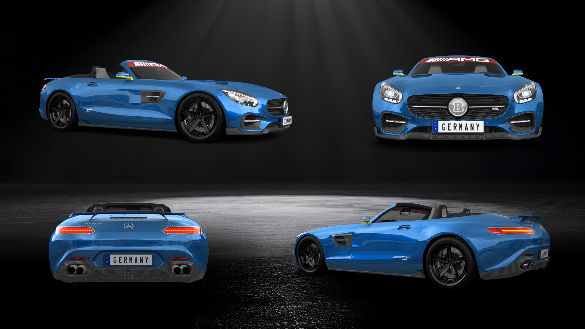 Mercedes AMG GT 2 Door Convertible 2016 tuning