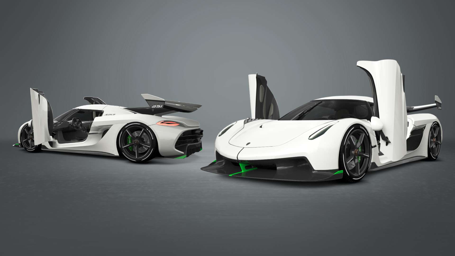 Koenigsegg Jesko 2 door targa top 2020