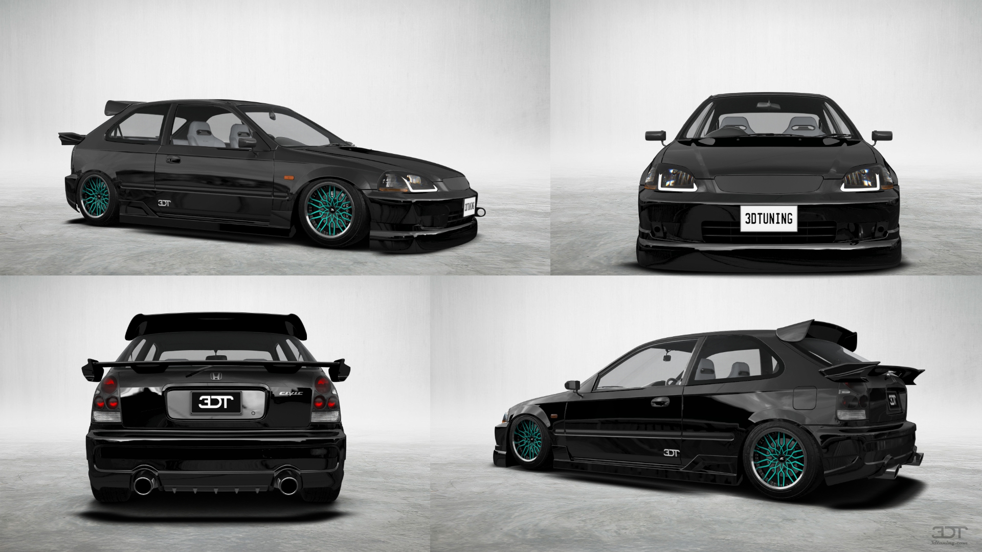 Honda Civic 3 Door Hatchback 1997 tuning