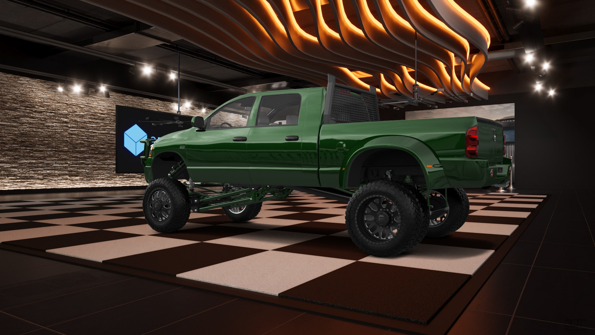 Dodge Ram 3500 Dually 4 Door pickup truck 2007