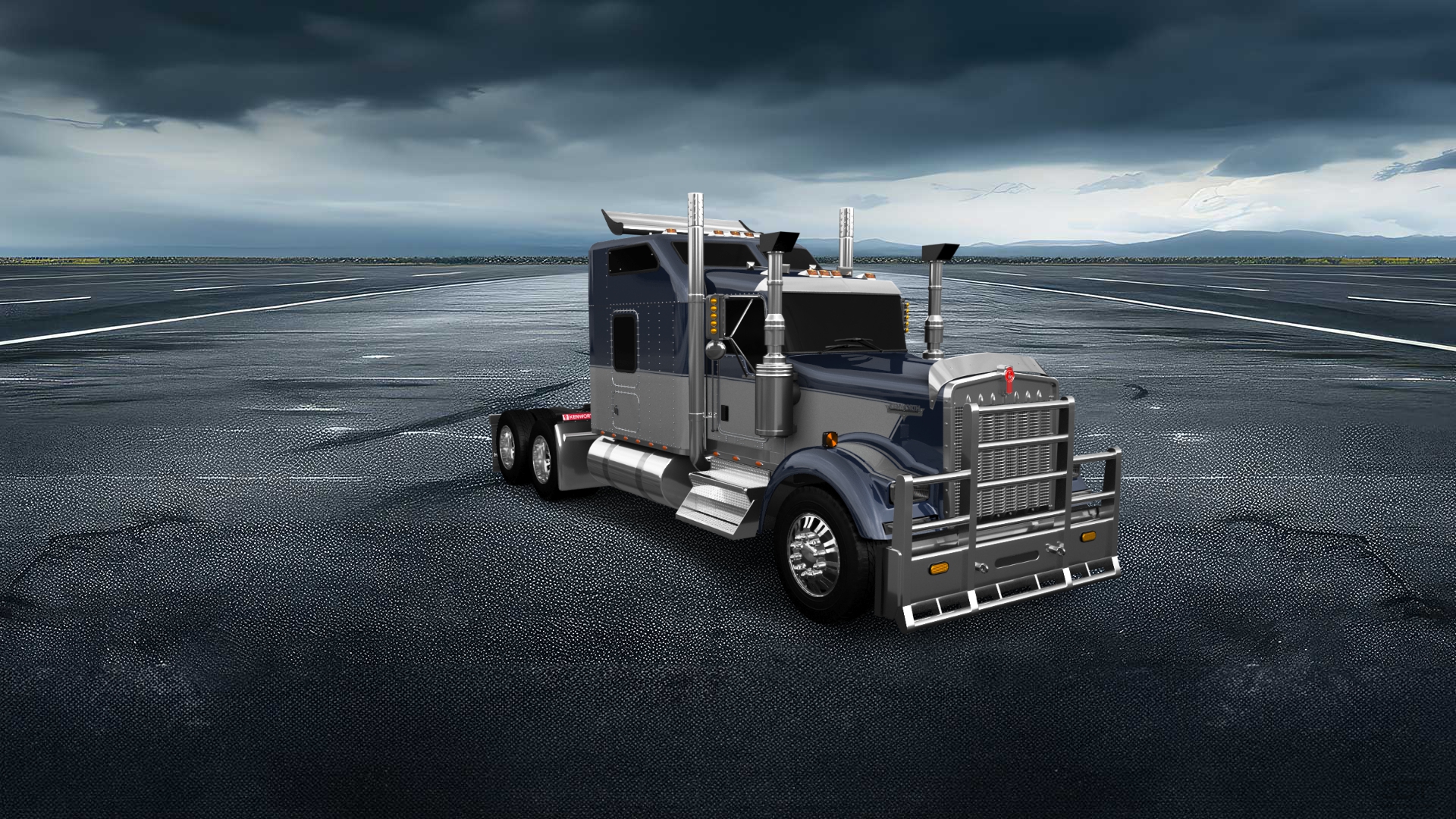 Kenworth W900 Sleeper Cab Truck 2015