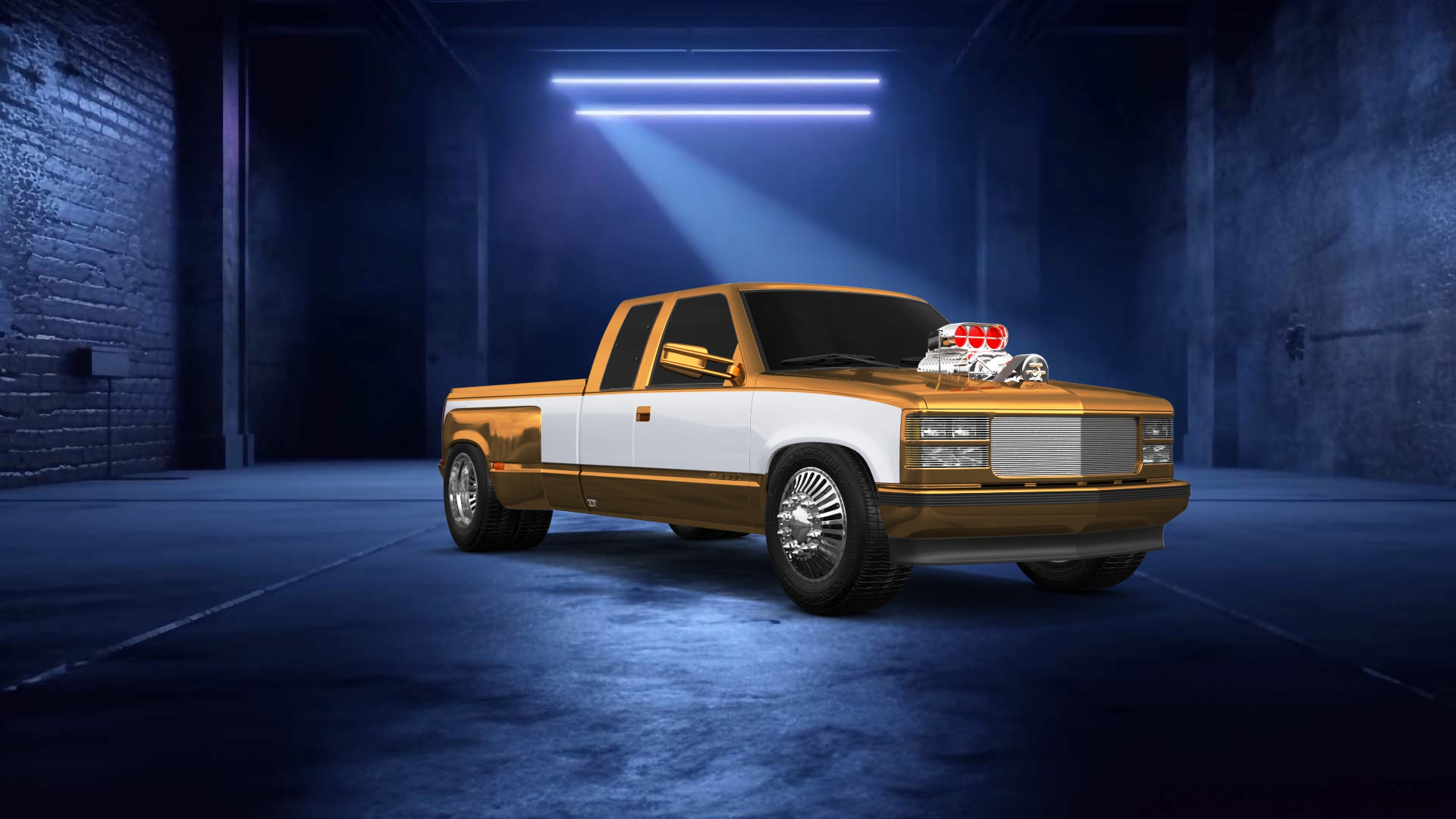 Chevrolet K3500 Extended Cab Pickup Truck 1988