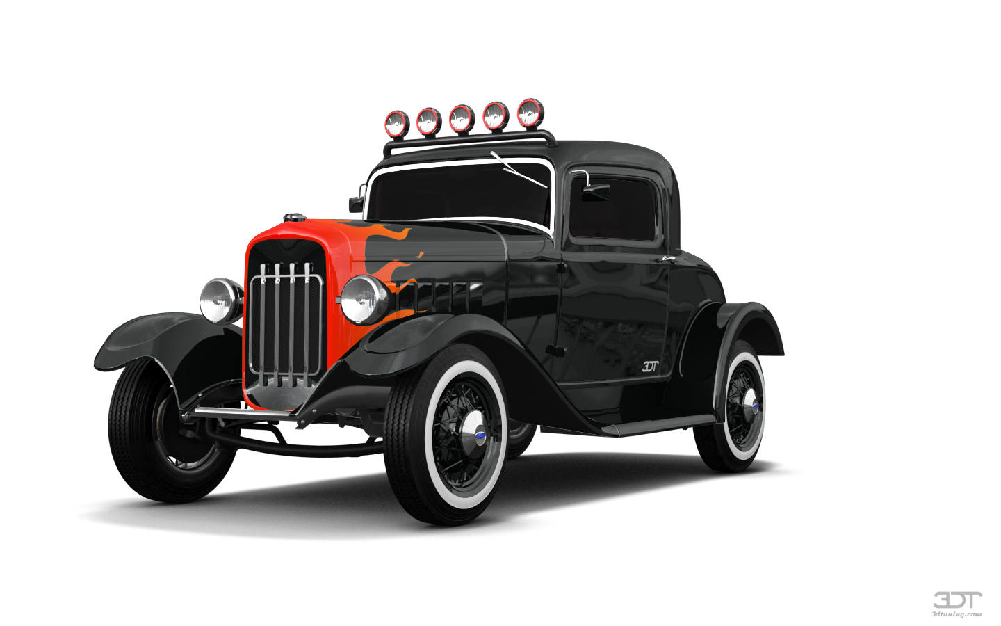 Tuning Ford Model B Deluxe 2 Door Coupe 1932