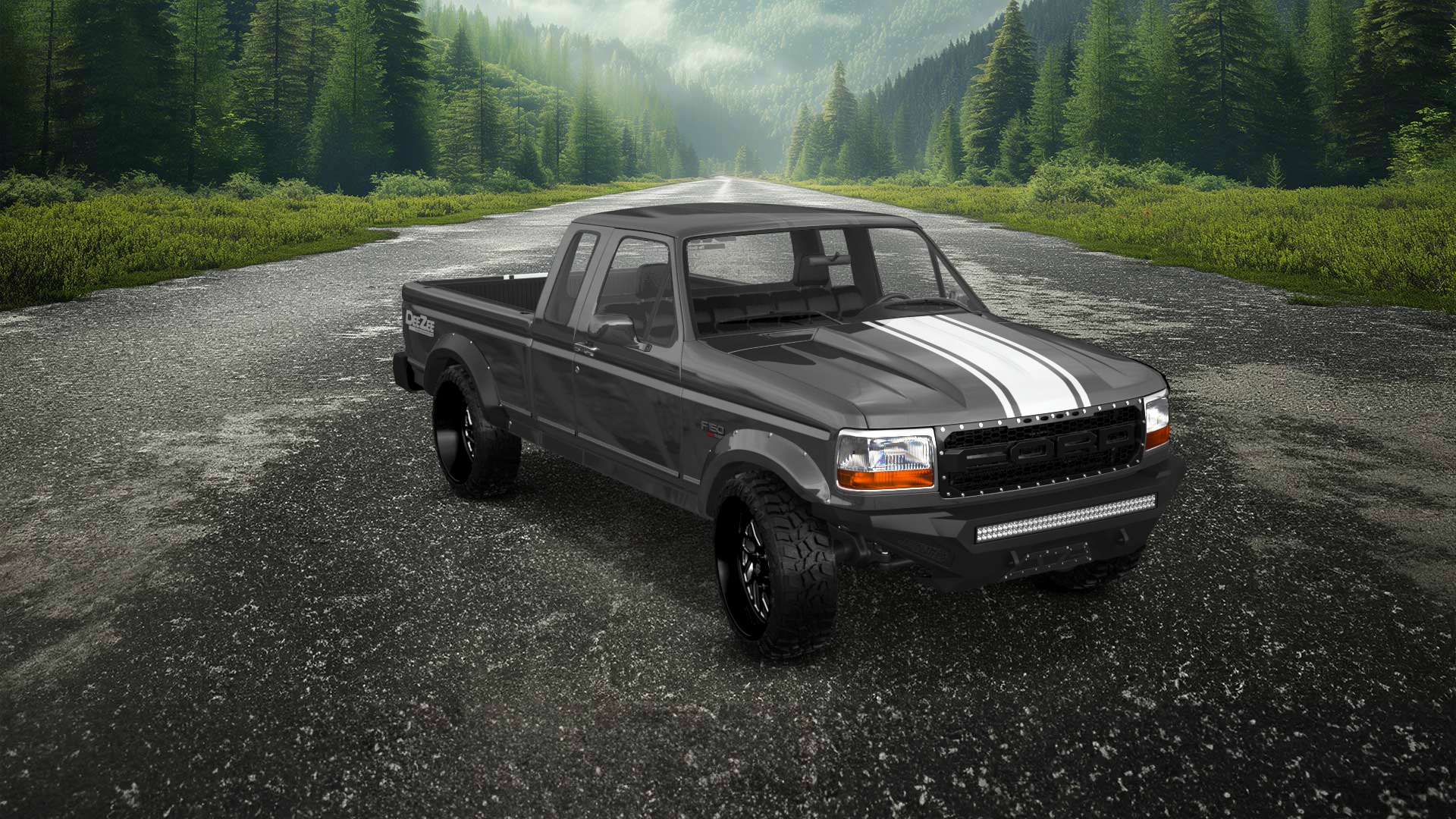 Ford F-150 SuperCab 2 Door pickup truck 1993 tuning