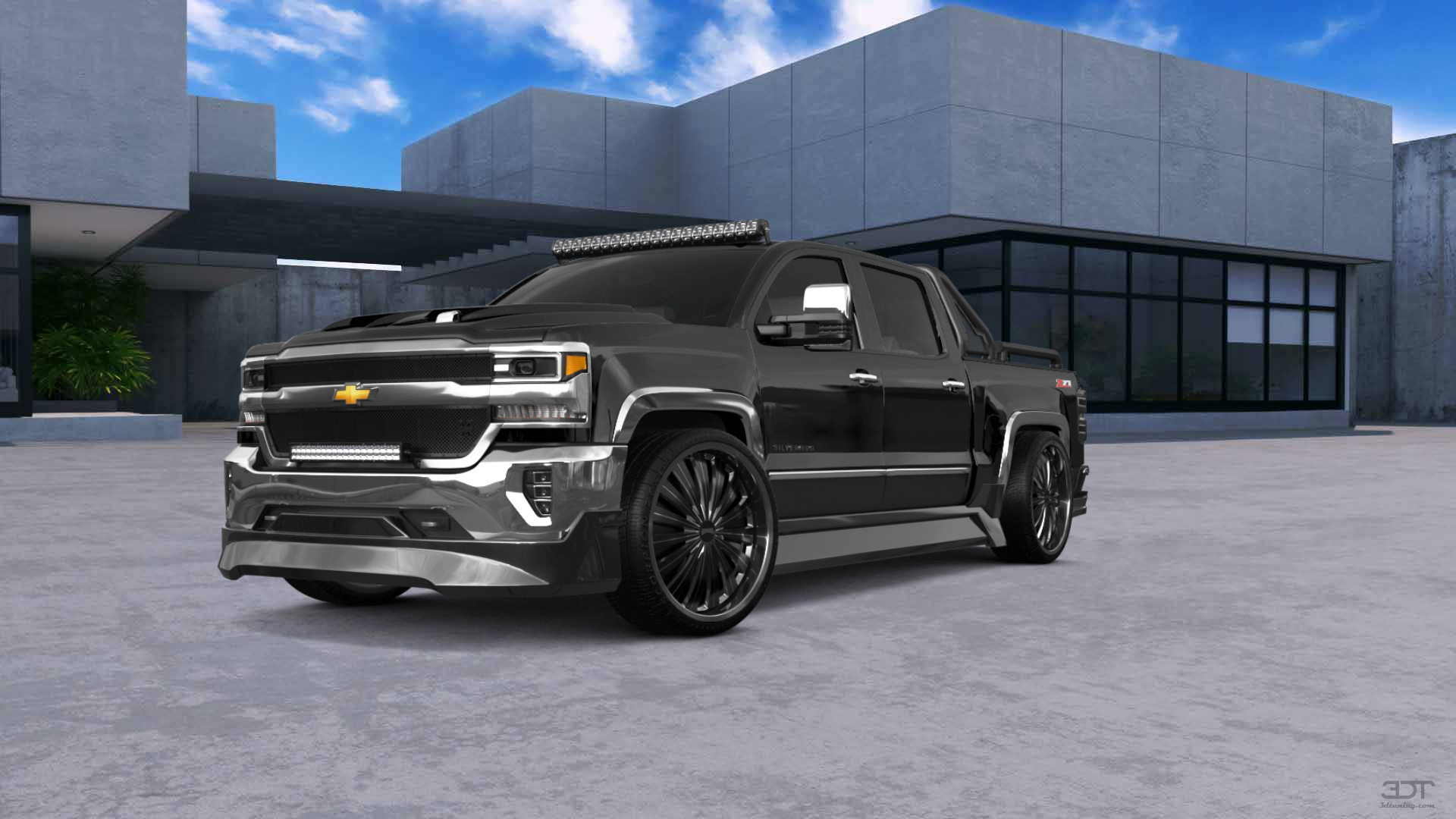 Chevrolet Silverado 1500 4 Door pickup truck 2016 tuning