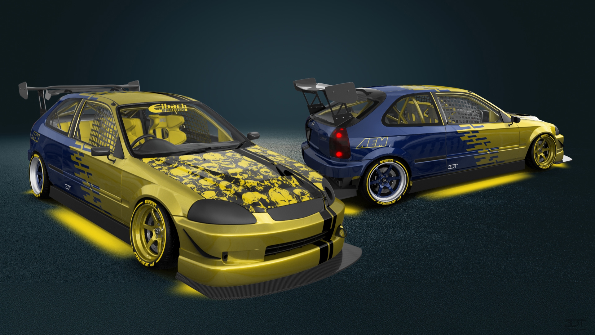 Honda Civic 3 Door Hatchback 1997 tuning