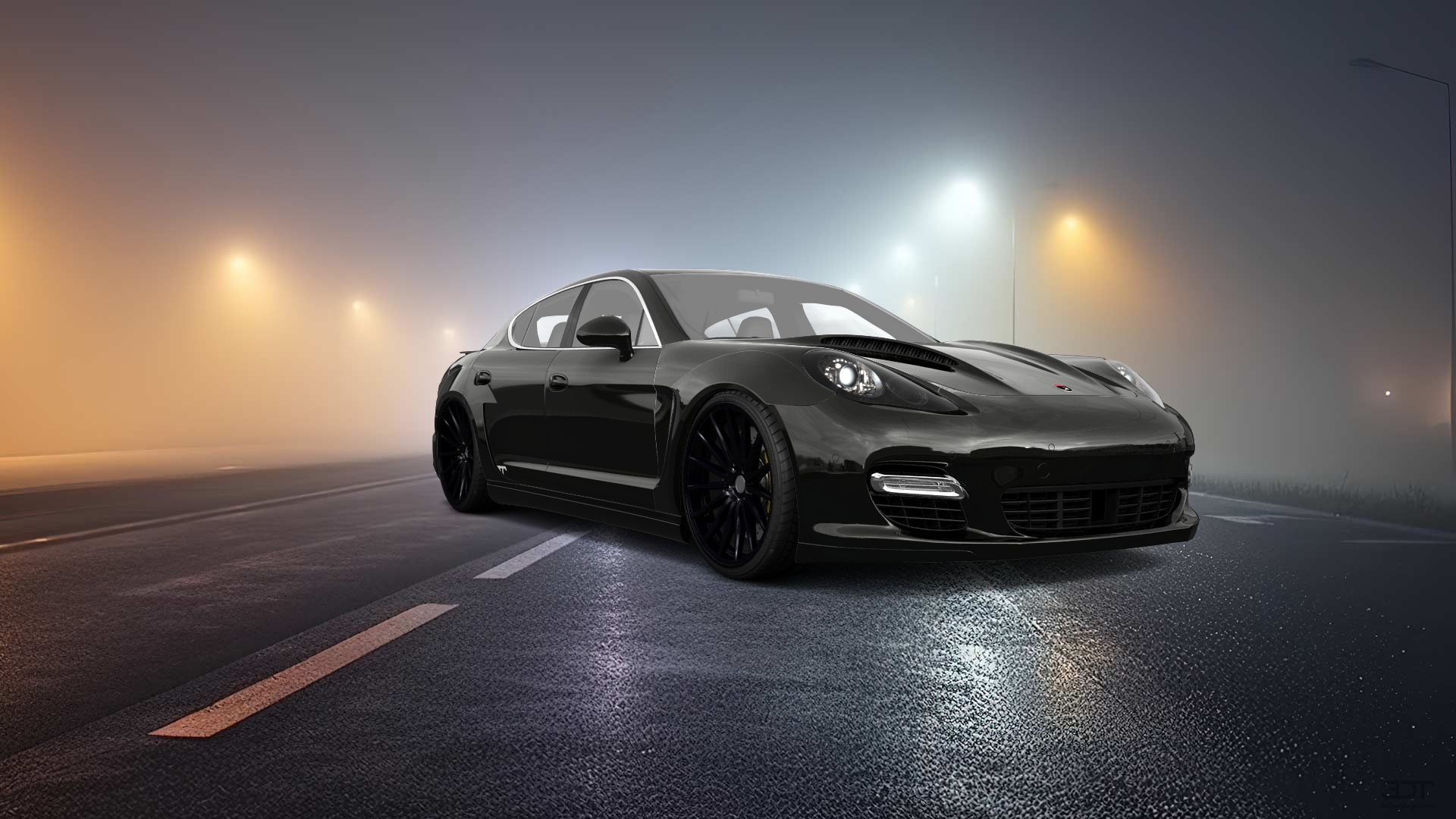 Porsche Panamera 4 door fastback saloon 2011