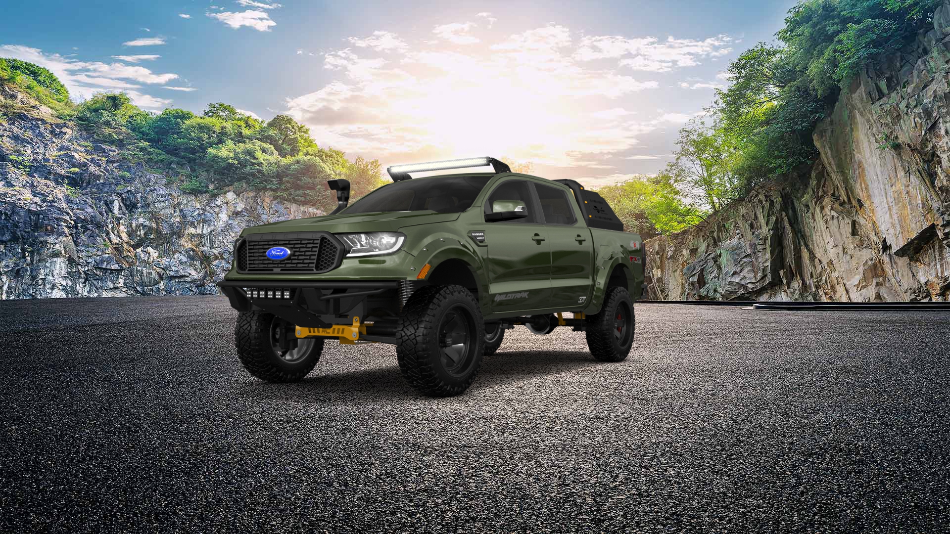 Ford Ranger 4 Door pickup truck 2019 Images