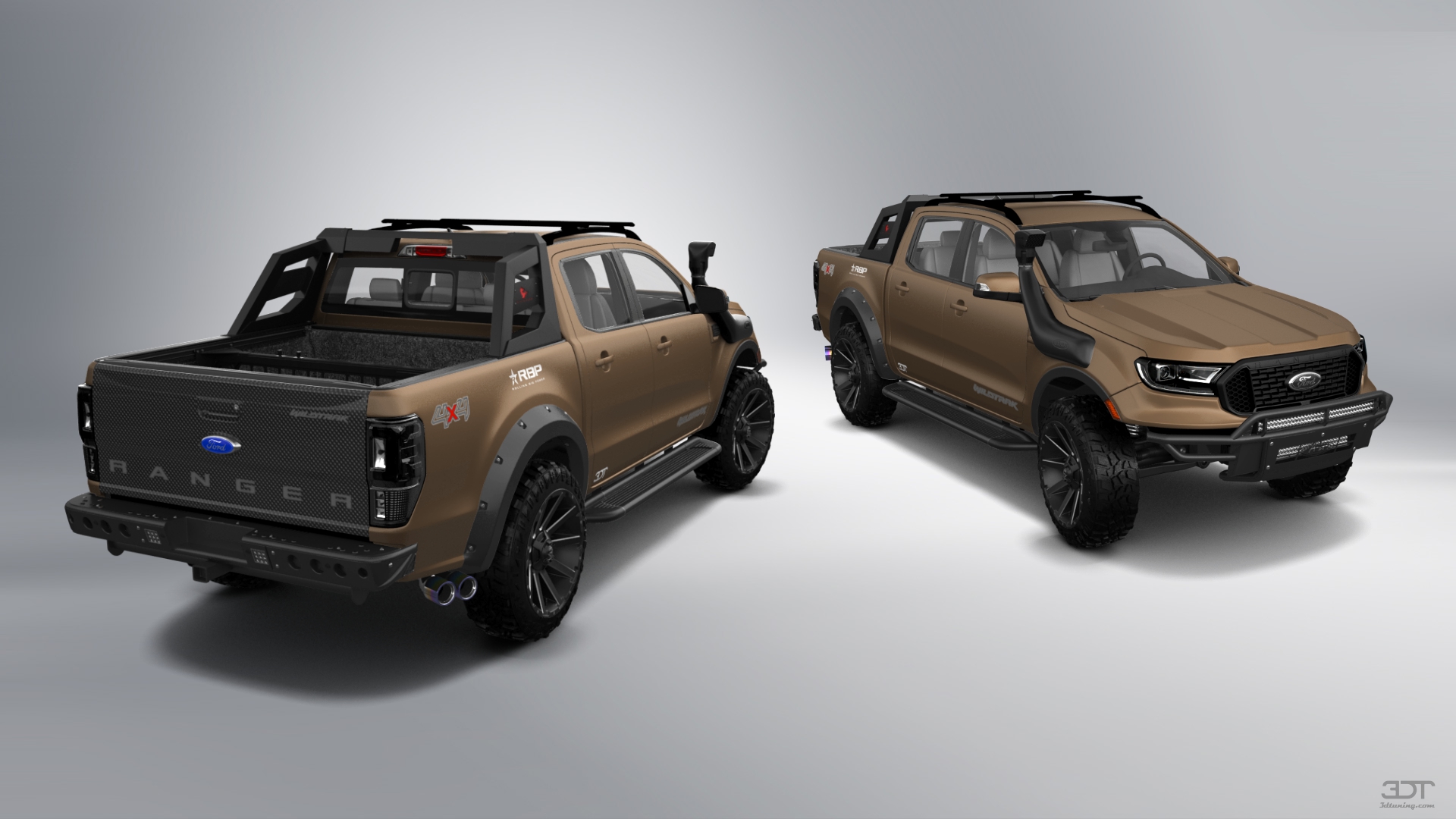 Ford Ranger 4 Door pickup truck 2019 tuning