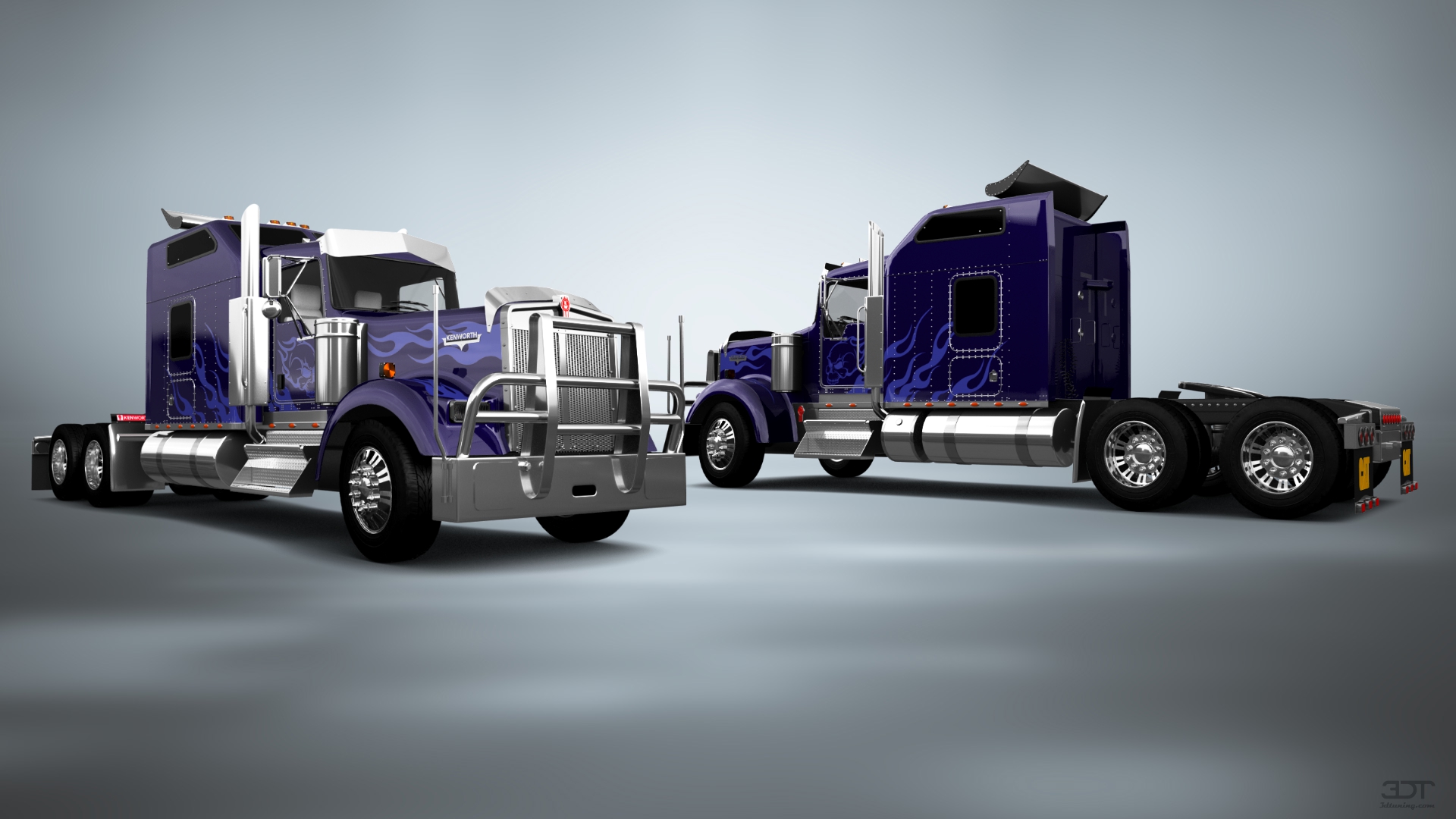 Kenworth W900 Sleeper Cab Truck 2015 tuning