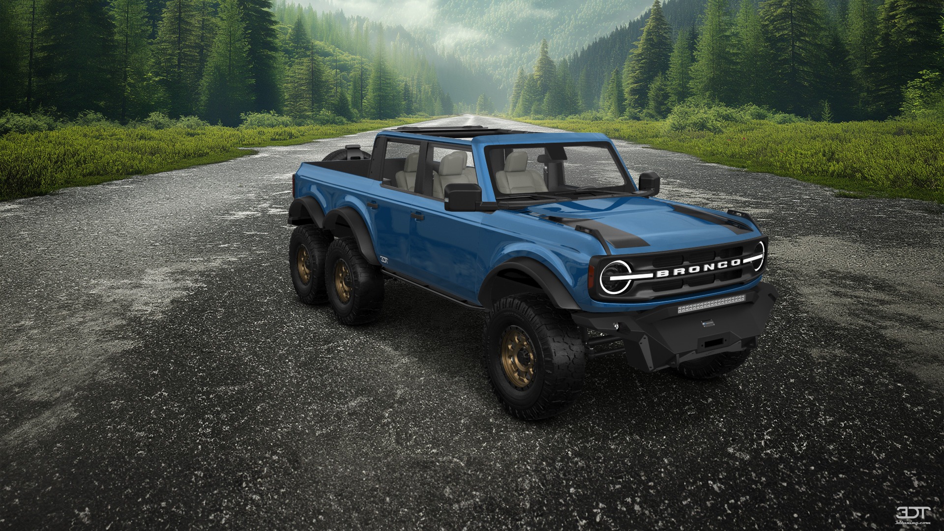 Ford Bronco 6X6 4 Door pickup truck 2021
