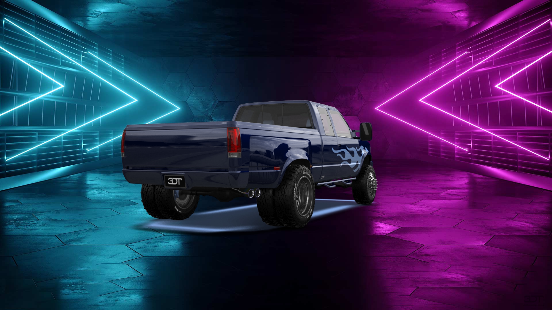 Chevrolet K3500 Extended Cab Pickup Truck 1988