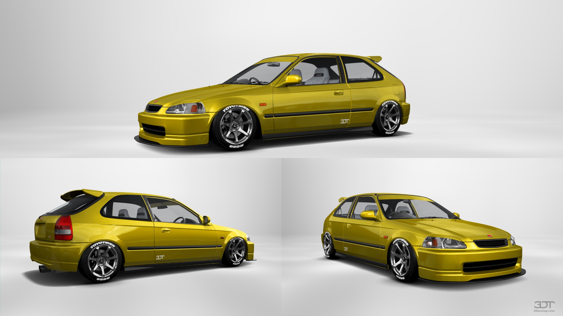 Honda Civic 3 Door Hatchback 1997 tuning