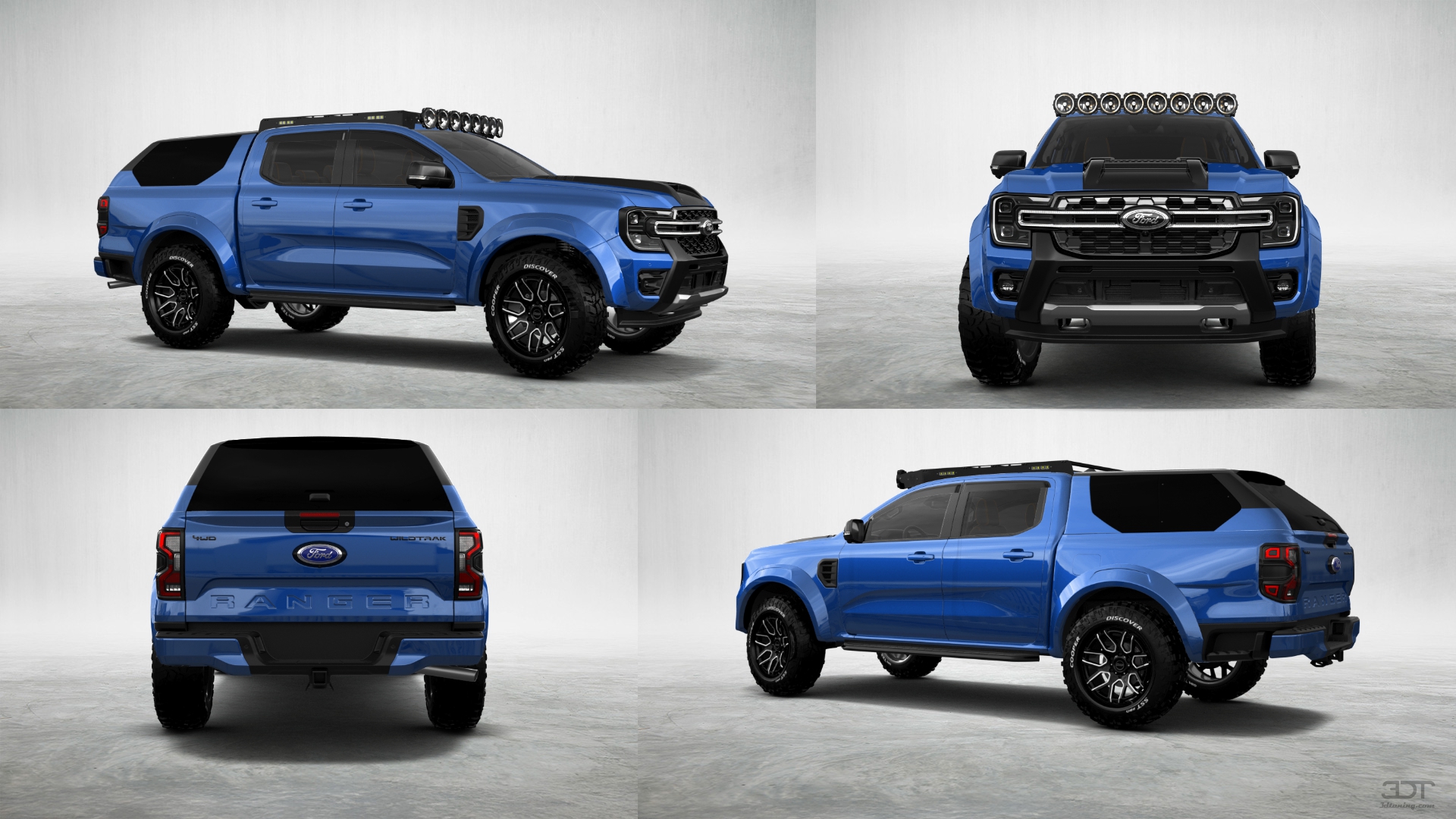Ford Ranger 4 Door pickup truck 2022 tuning