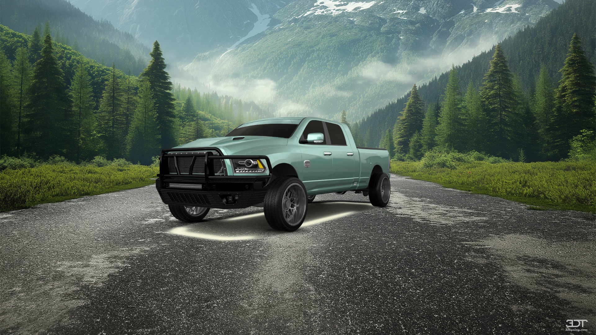 Dodge Ram 2500 Mega Cab 6.4 ft box 4 Door pickup truck 2010 tuning