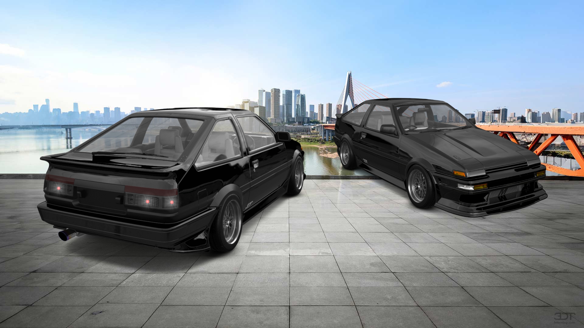 Toyota AE86 3 Door Hatchback 1985 tuning