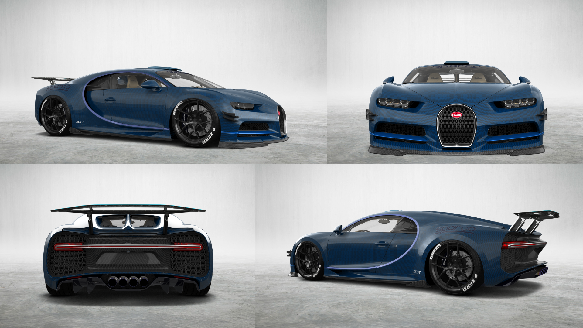 Bugatti Chiron 2 Door Coupe 2016 tuning