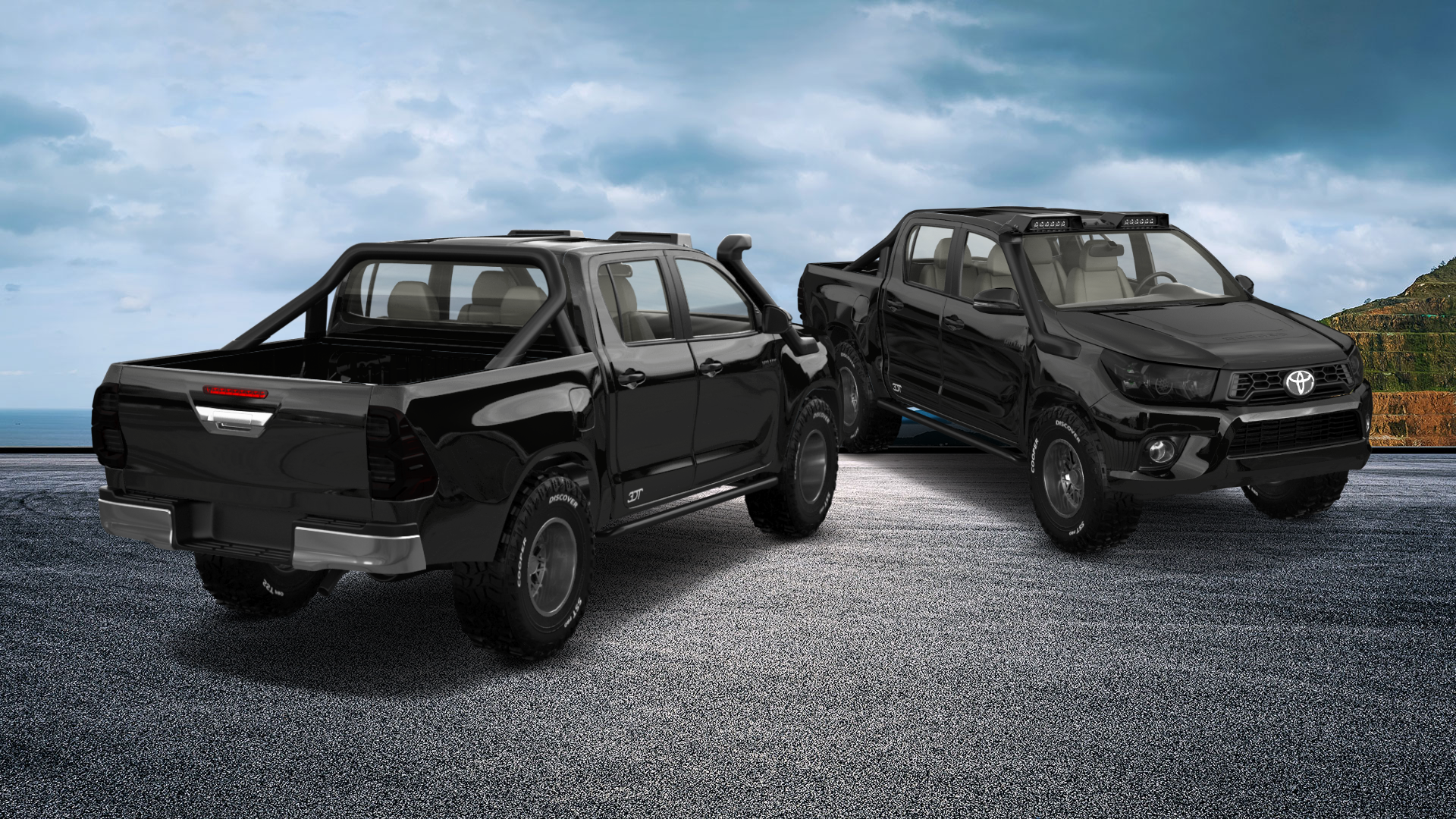 Toyota Hilux Double Cab 4 Door pickup truck 2015 tuning