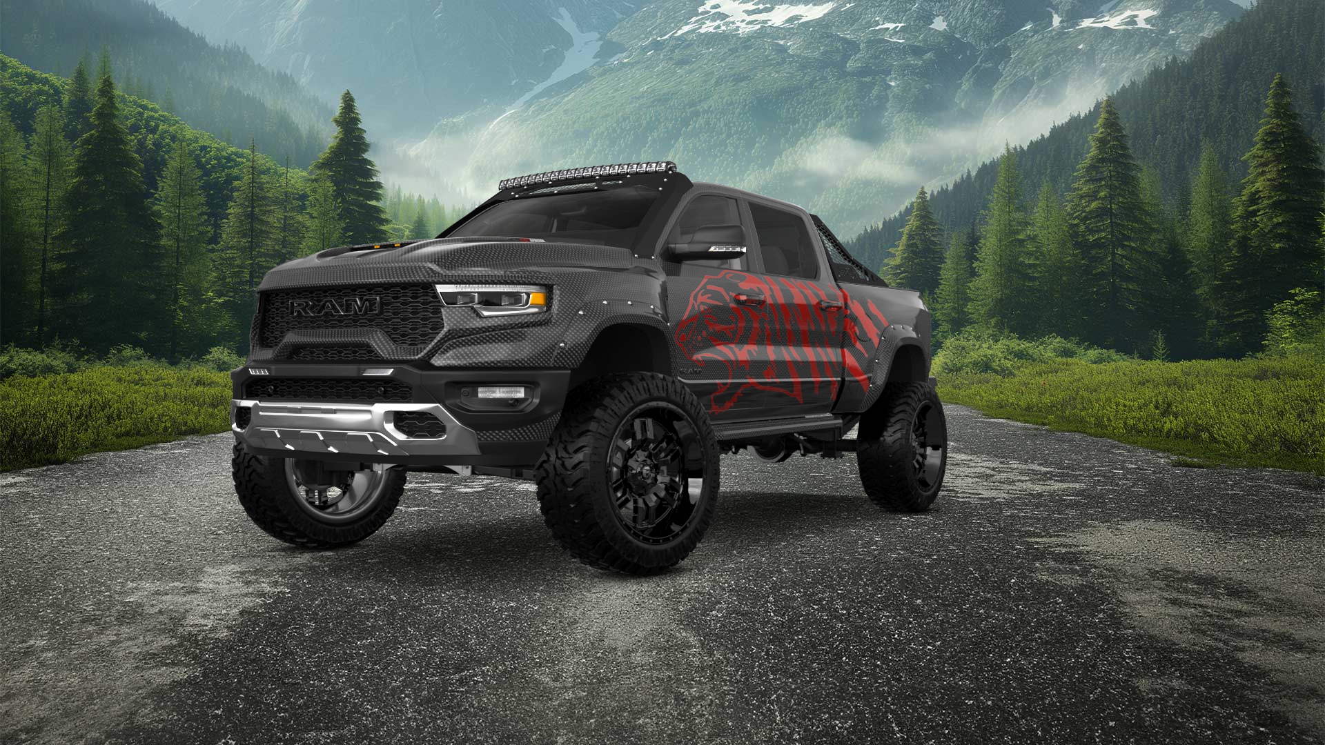 Dodge Ram 1500 TRX 4 Door pickup truck 2021