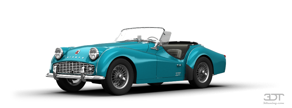 Tuning Triumph TR3B Coupe 1962