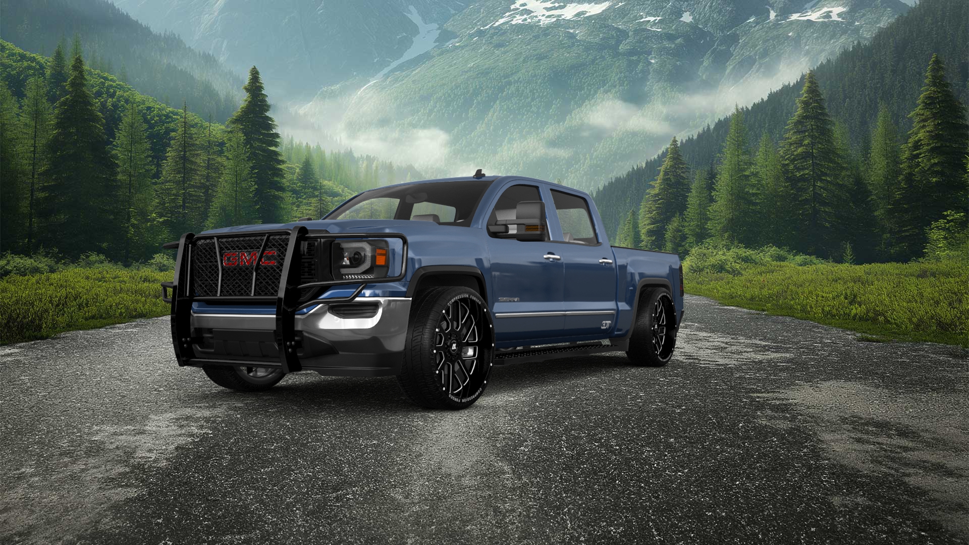 GMC Sierra 1500 Crew Cab 4 Door pickup truck 2016 tuning