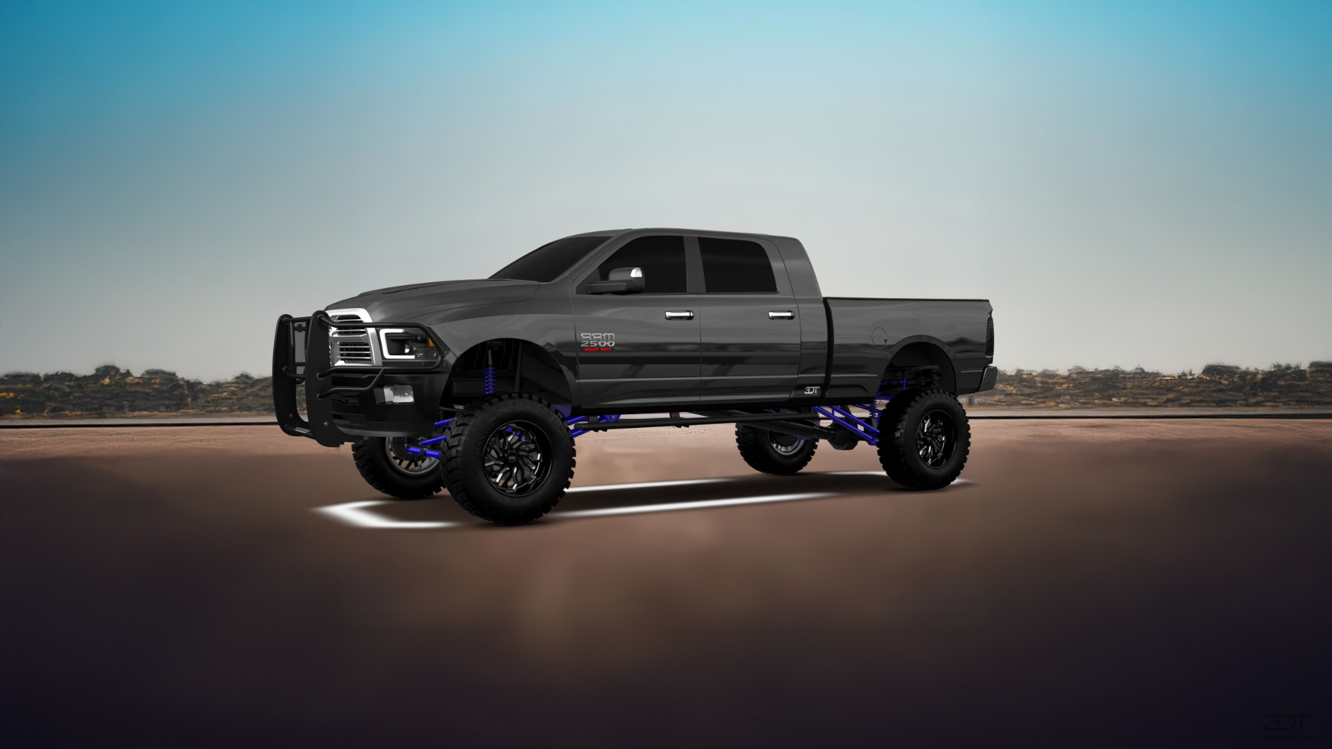 Dodge Ram 2500 Mega Cab 6.4 ft box 4 Door pickup truck 2010 tuning