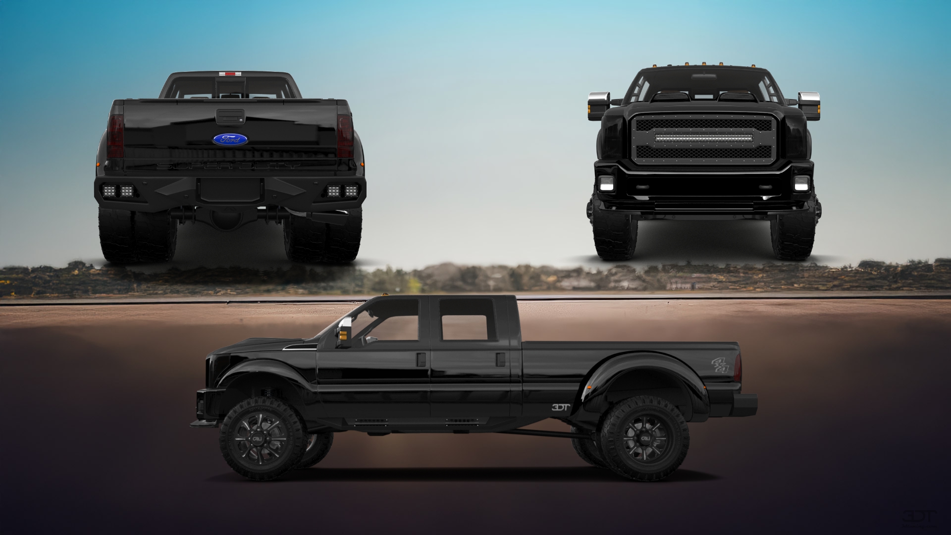 Ford F-350 DRW 4 Door pickup truck 2013 tuning