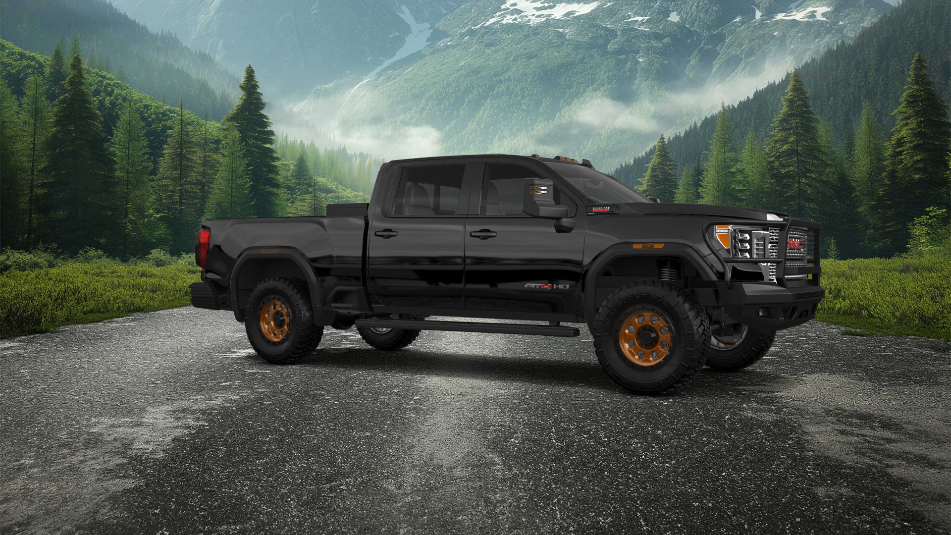 GMC Sierra 2500 HD 4 Door pickup truck 2020 tuning