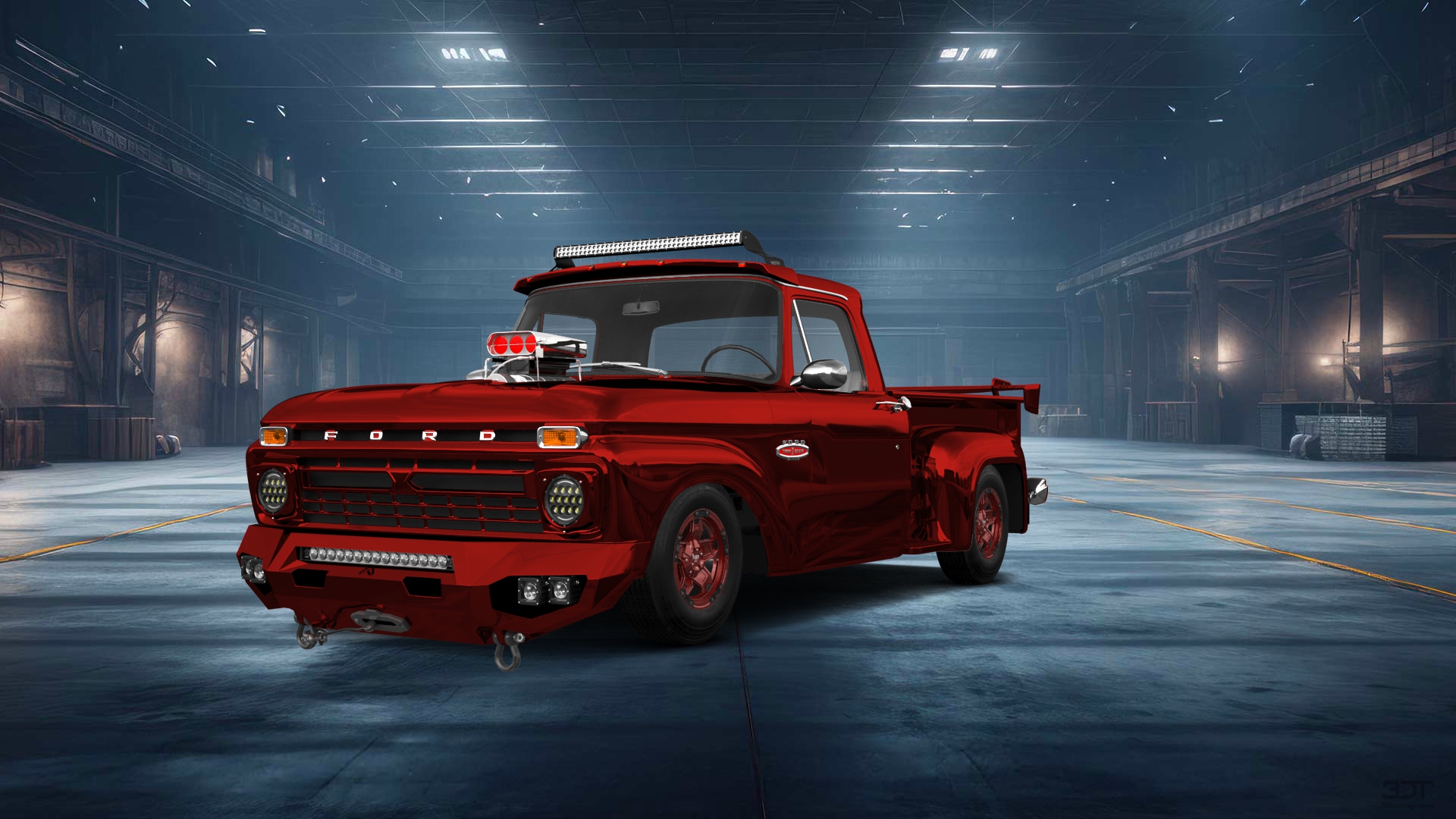 Ford F-100 Flareside 2 Door pickup truck 1961