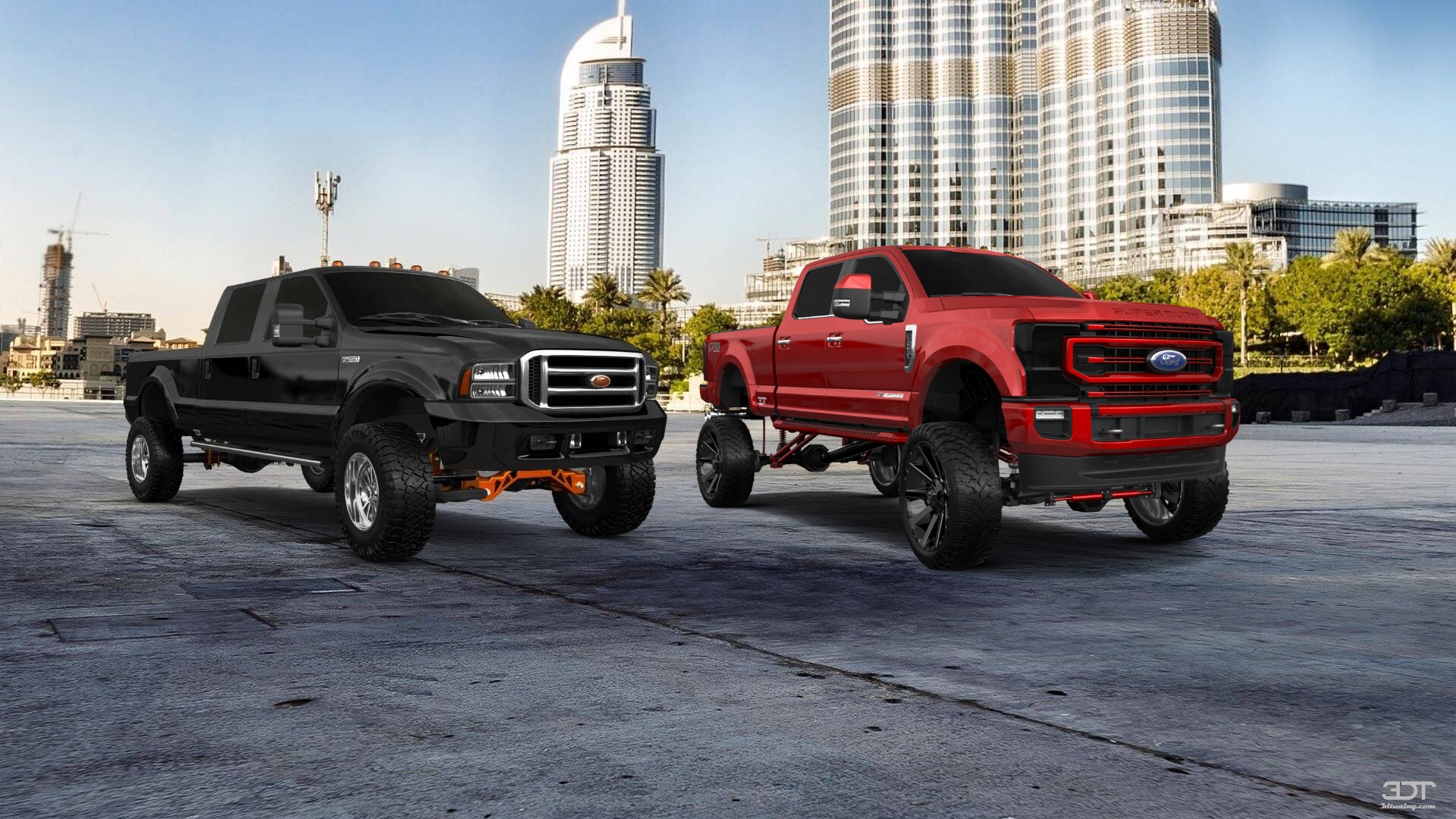 Ford F-250 4 Door pickup truck 2021 tuning