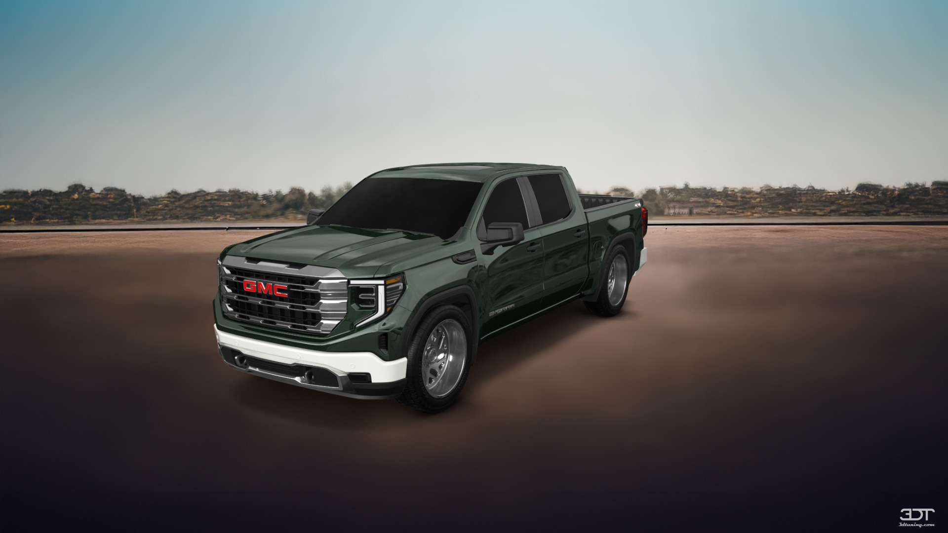 GMC Sierra 1500 Crew Cab 5.8 ft box 4 Door pickup truck 2023 tuning