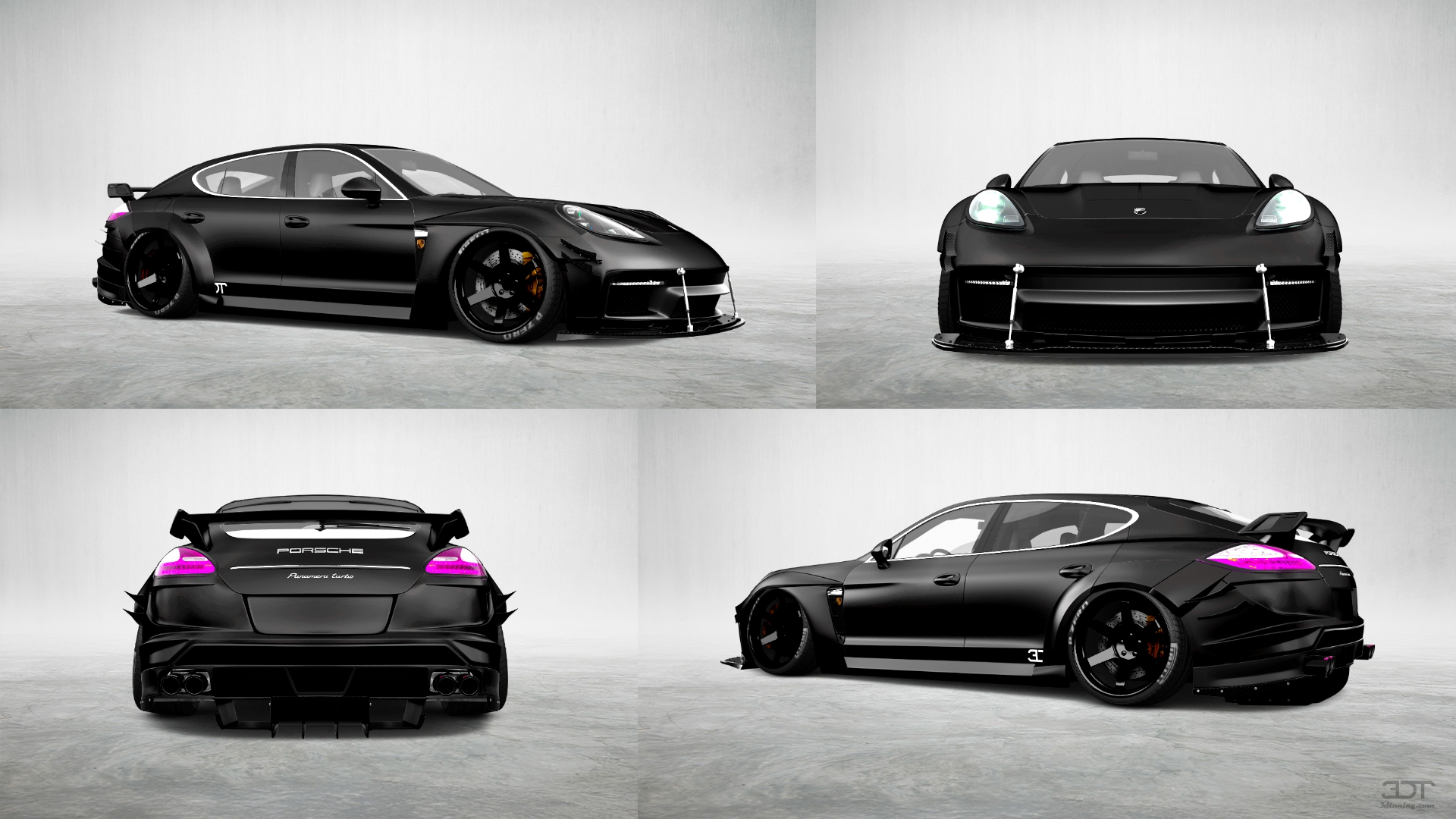 Porsche Panamera 4 door fastback saloon 2011 tuning