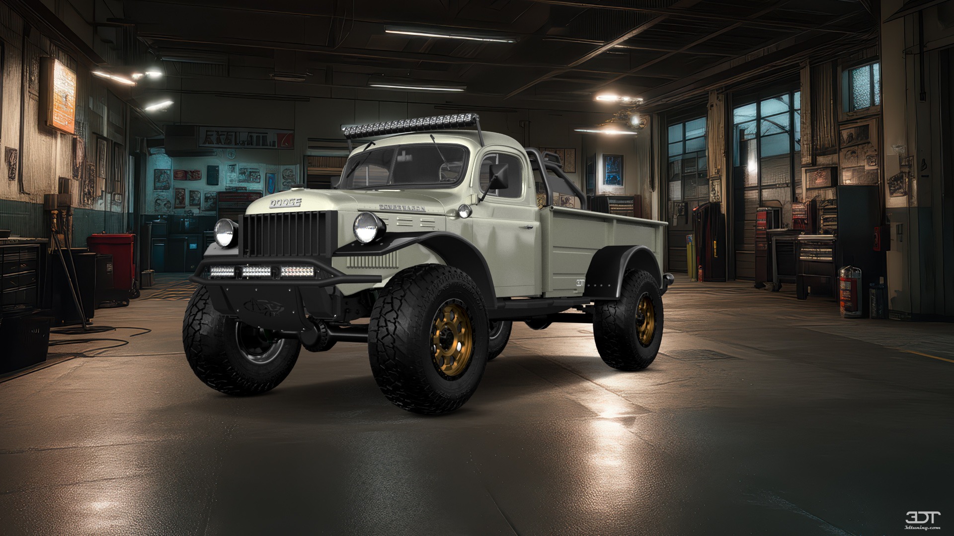 Dodge Power Wagon 2 Door pickup truck 1947 tuning