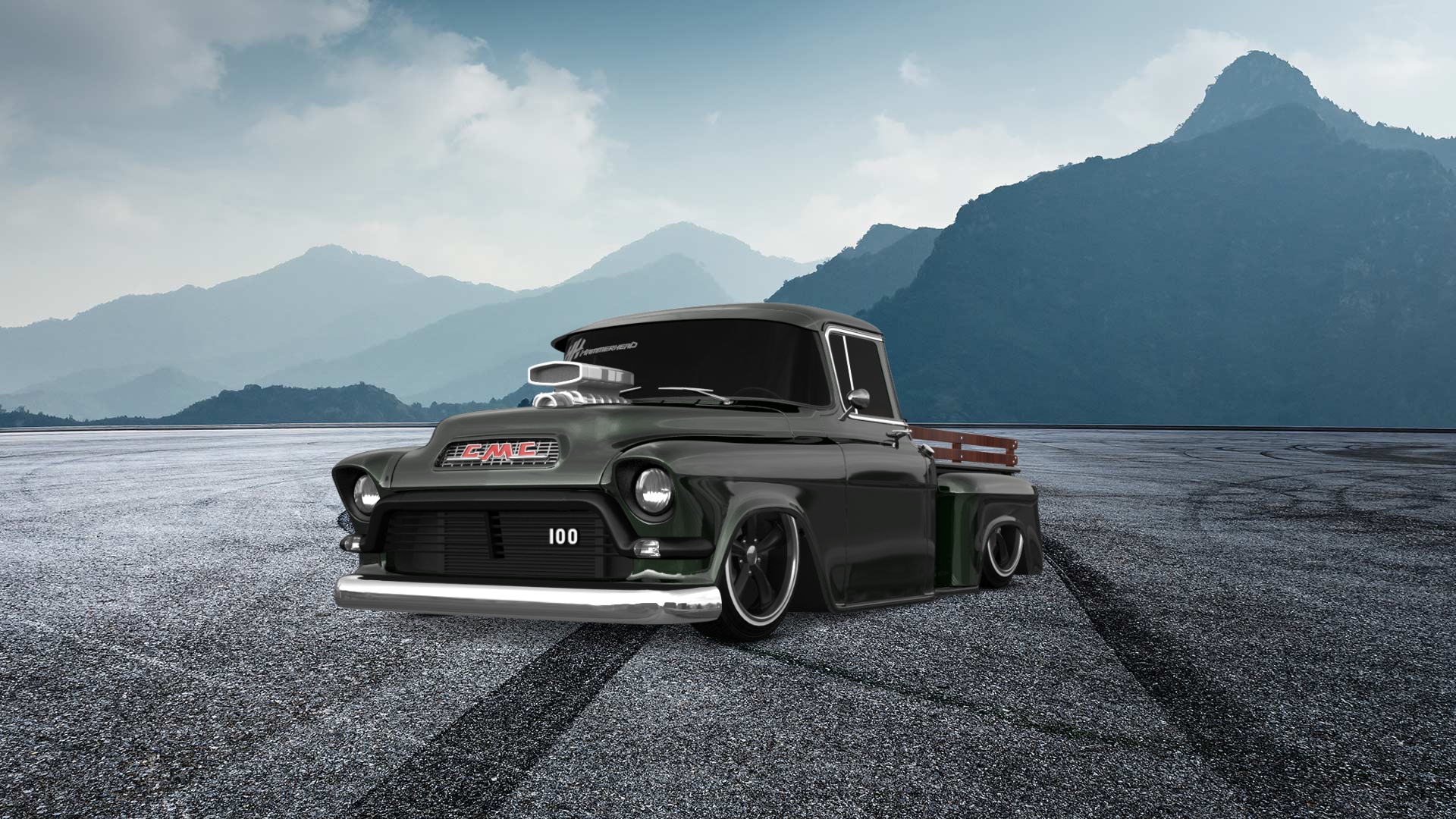 GMC 100 Stepside 2 Door pickup truck 1957