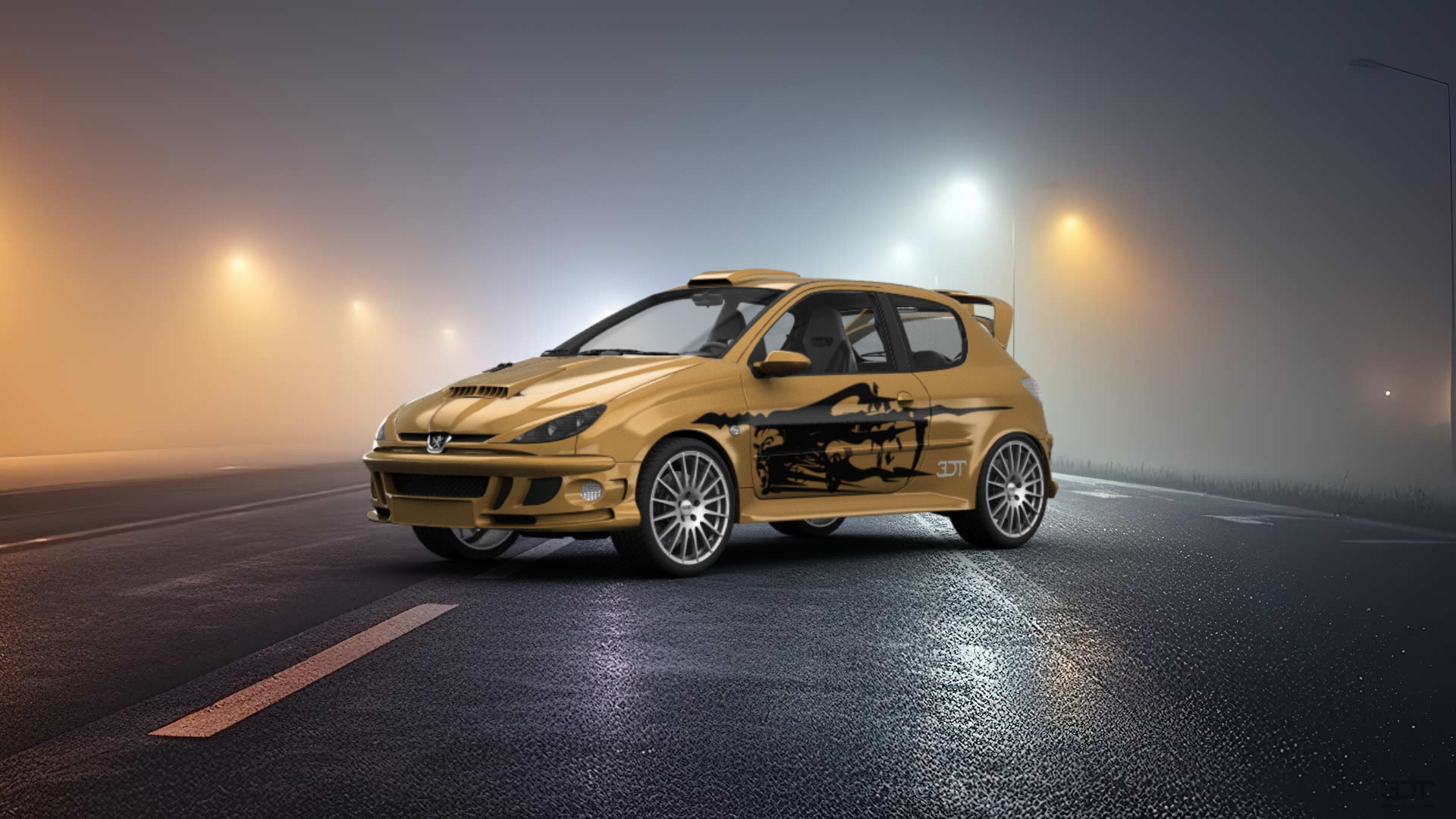 Peugeot 206 3 Door Hatchback 1998 tuning