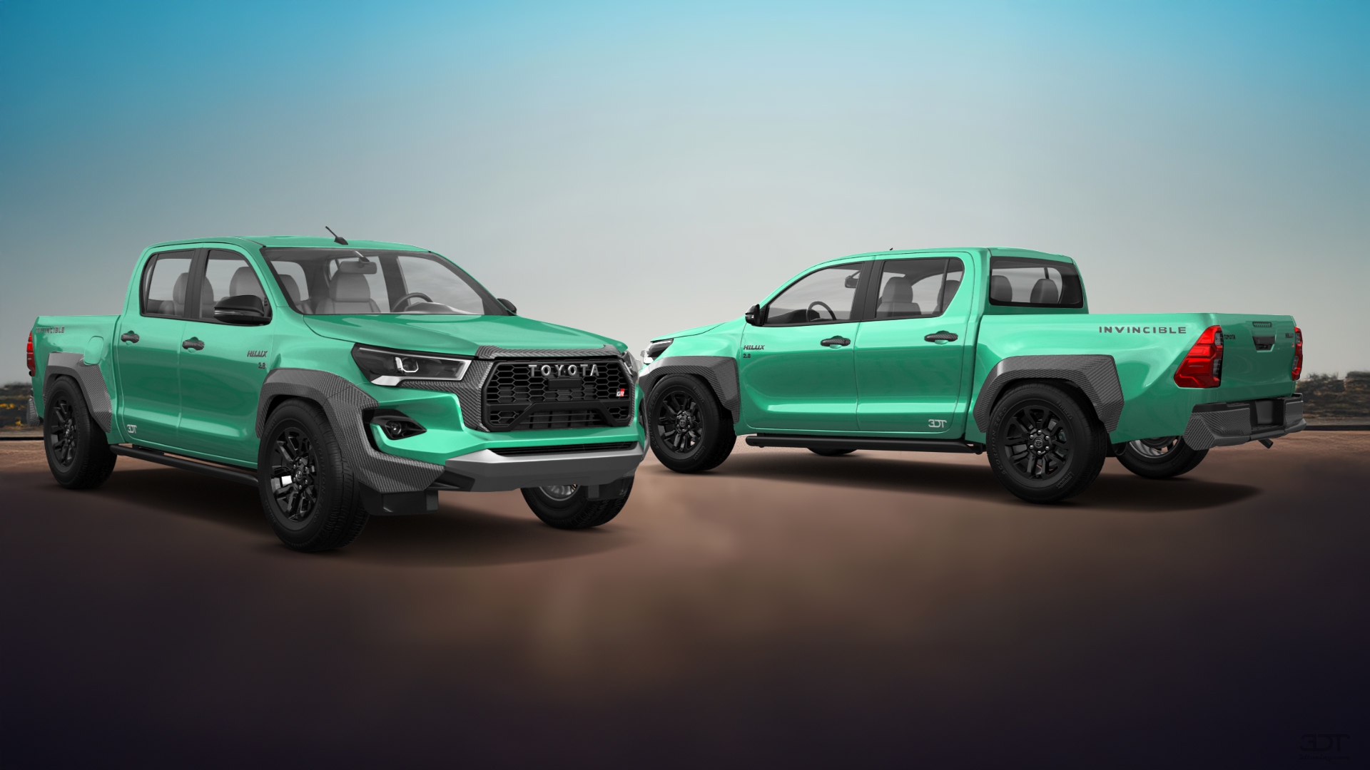 Toyota Hilux Double Cab 4 Door pickup truck 2015 tuning