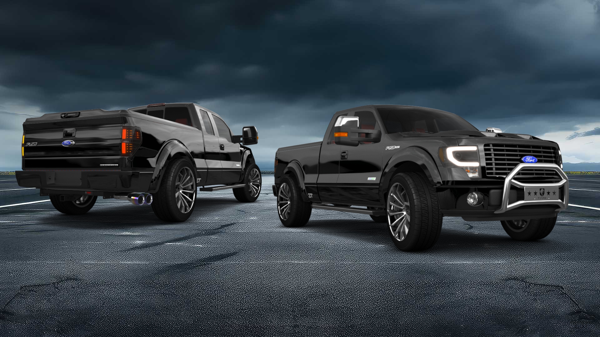 Ford F-150 SuperCab 4 Door pickup truck 2009 tuning